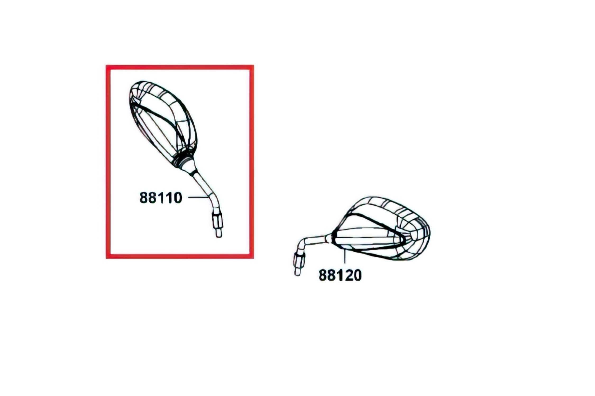 88110-LEB5-C10-D0C Specchietto destro - ricambio originale Kymco Agility RS 50cc