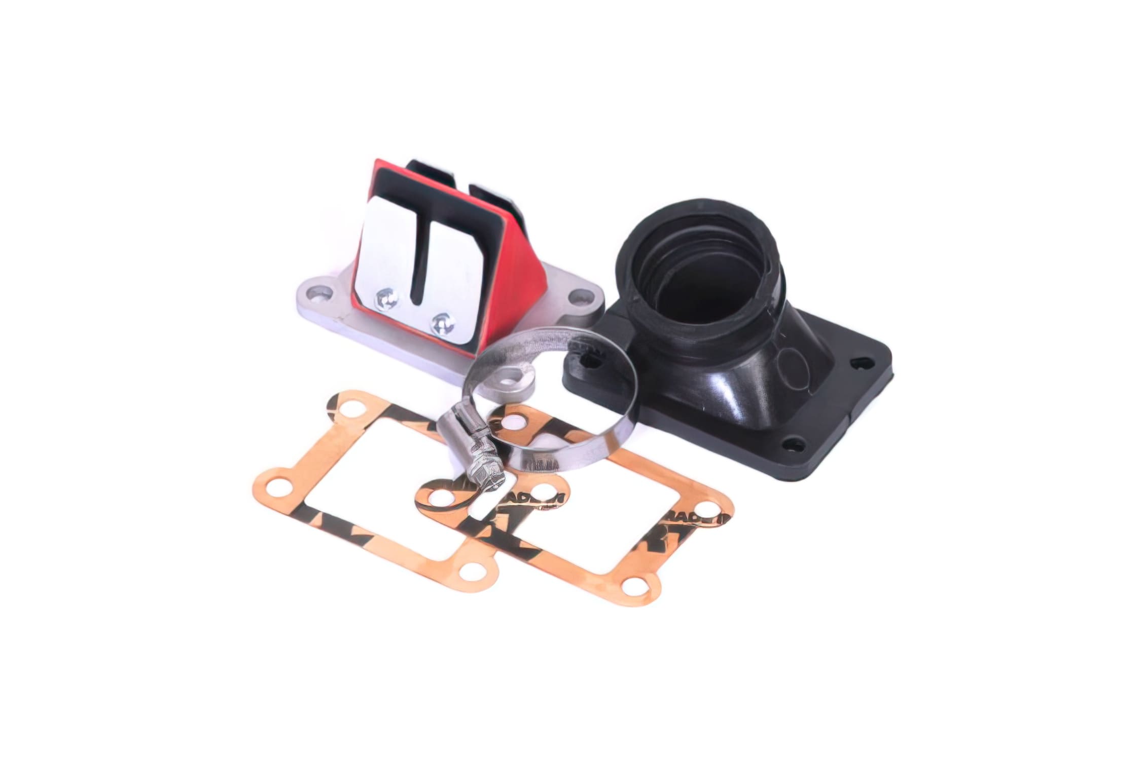 MVT-CL10 Kit Aspirazione MVT Racing, Minarelli AM6, per Carburatori da 24-28mm, COD: MVT-CL10