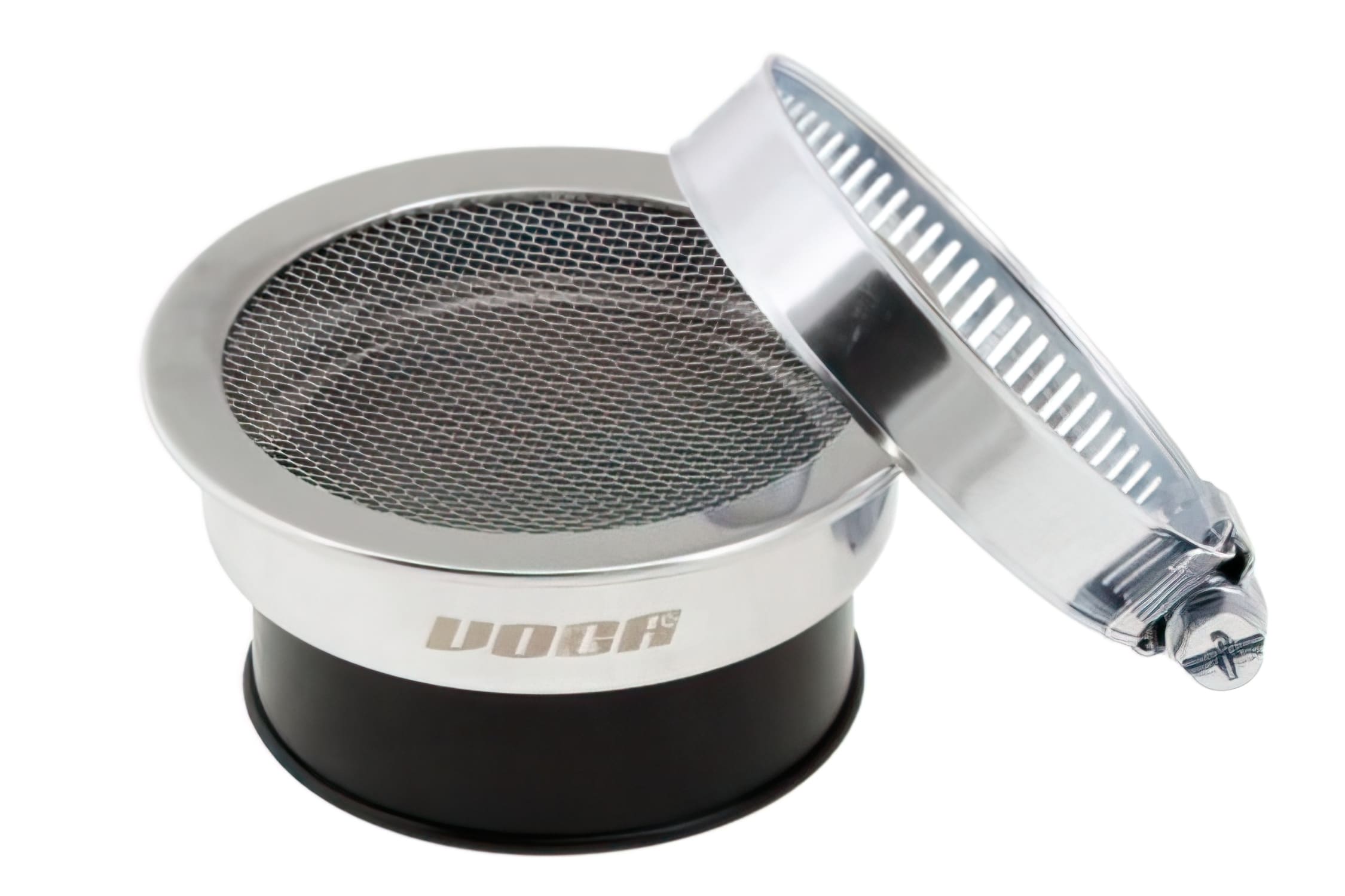 VCR-RD13.EMB/48 Cornetto di Aspirazione Voca Bell Mouth D.48mm, cromato, COD: VCR-RD13.EMB/48