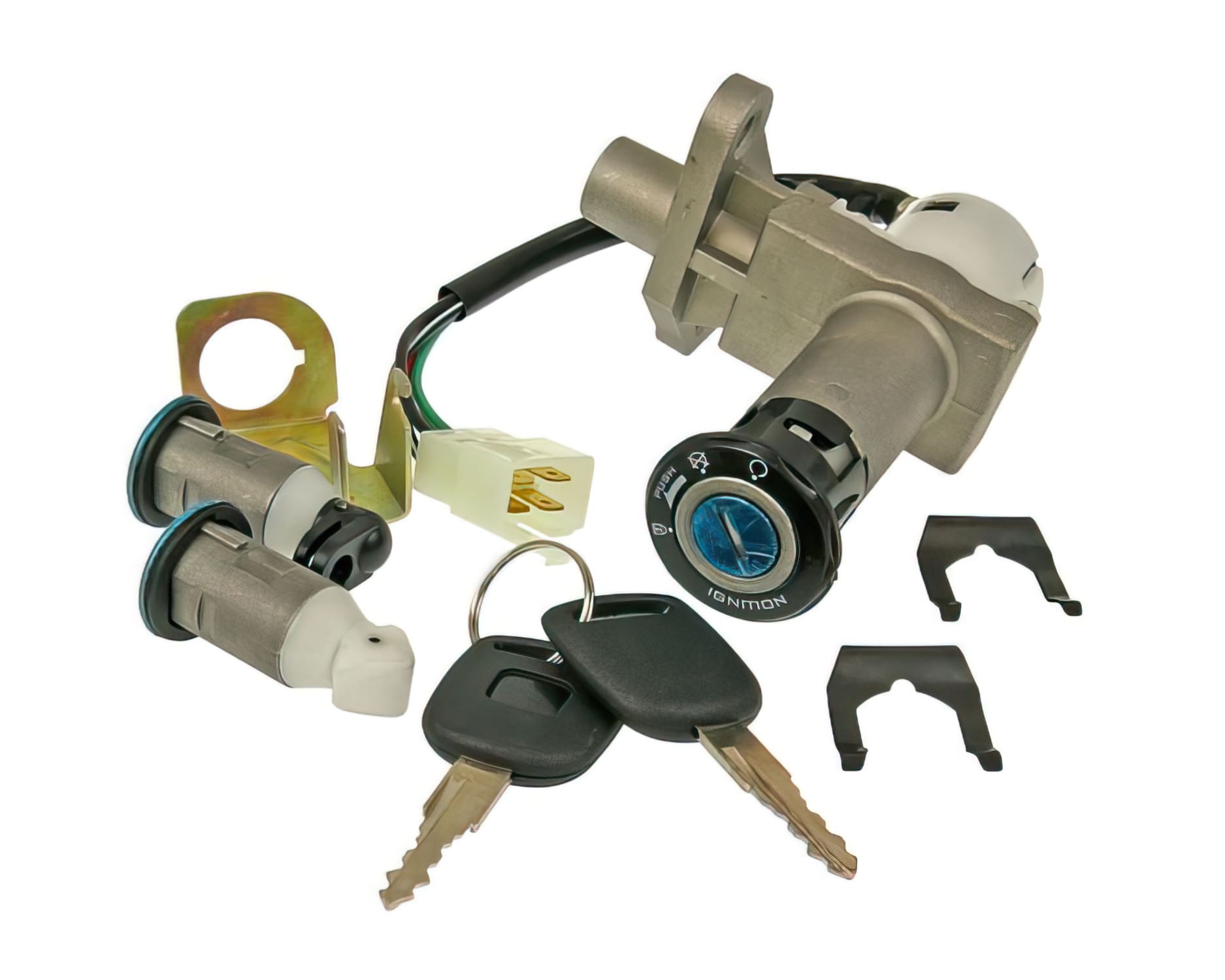 GY16728 Set Serrature completo - Versione 1 per Scooter Cinesi GY6 125/150ccm, COD: GY16728