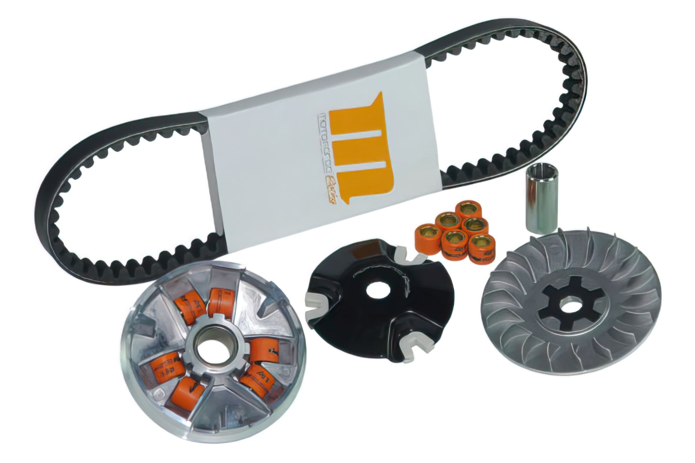 MF75.16610 Variatore V.2 Racing, incl. Cinghia Trasmissione / Puleggia Fissa Variatore, 5.5g / 6.0g - 15x12 mm Yamaha Aerox / BW's, COD: MF75.16610