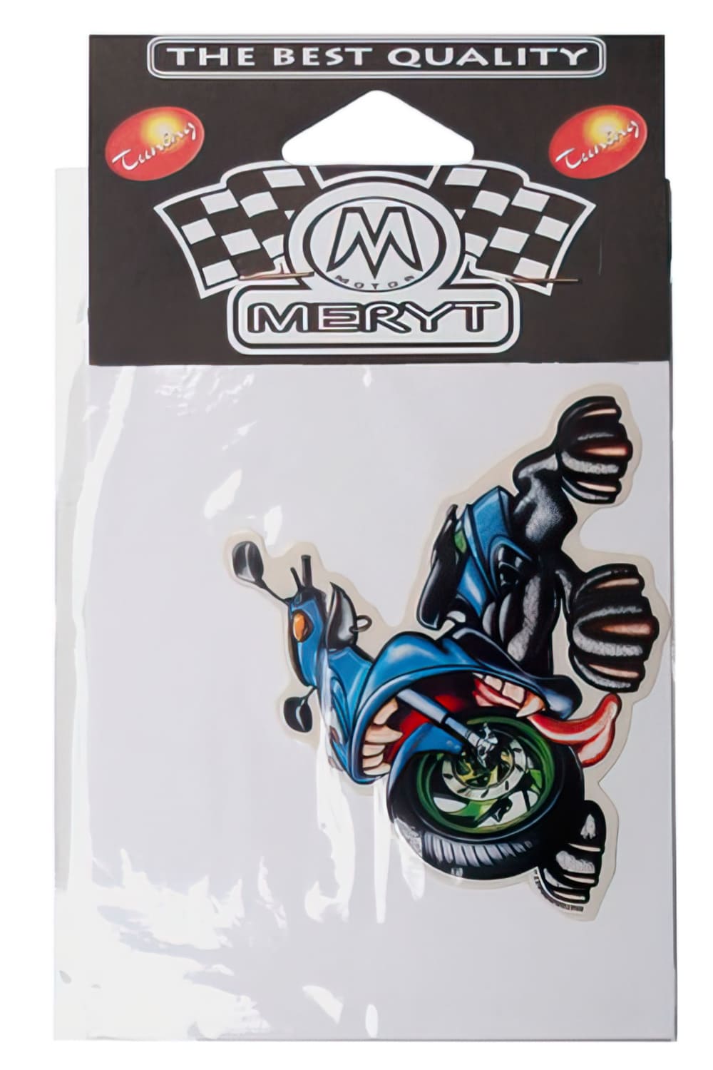 STICK-1328 Adesivo Meryt creature scooter (10cm)