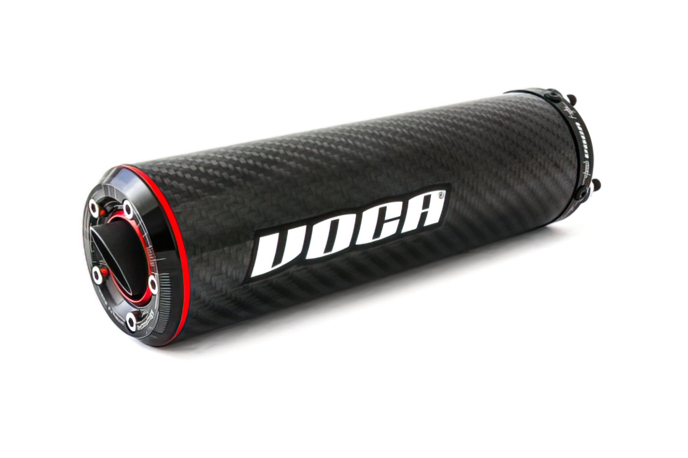 VCR-RD30300/CA Silenziatore VOCA Evo style disc, rosso / carbonio
