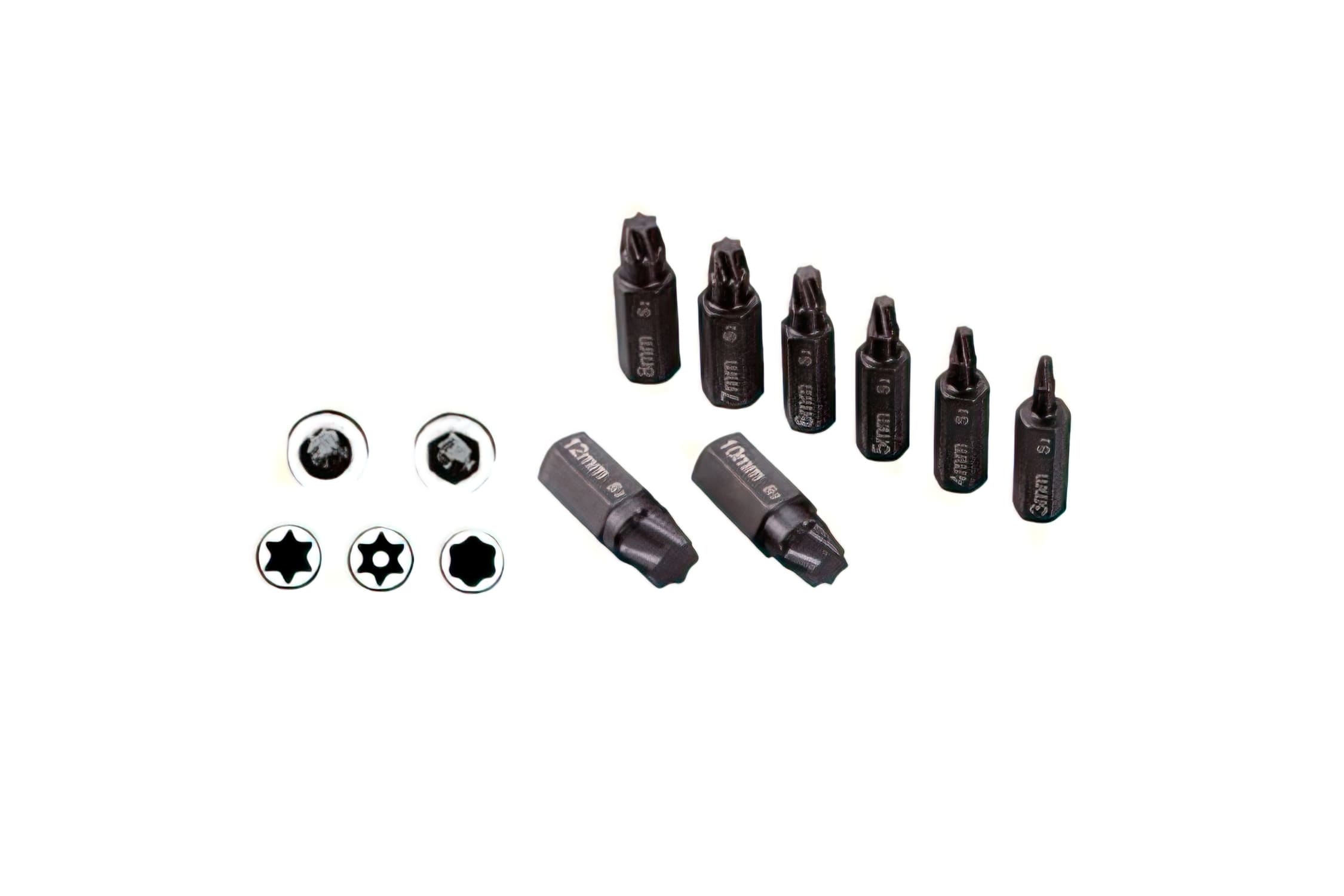 WB-4913 Set Punte Coniche Torx Buzzetti 3-12mm, COD: WB-4913
