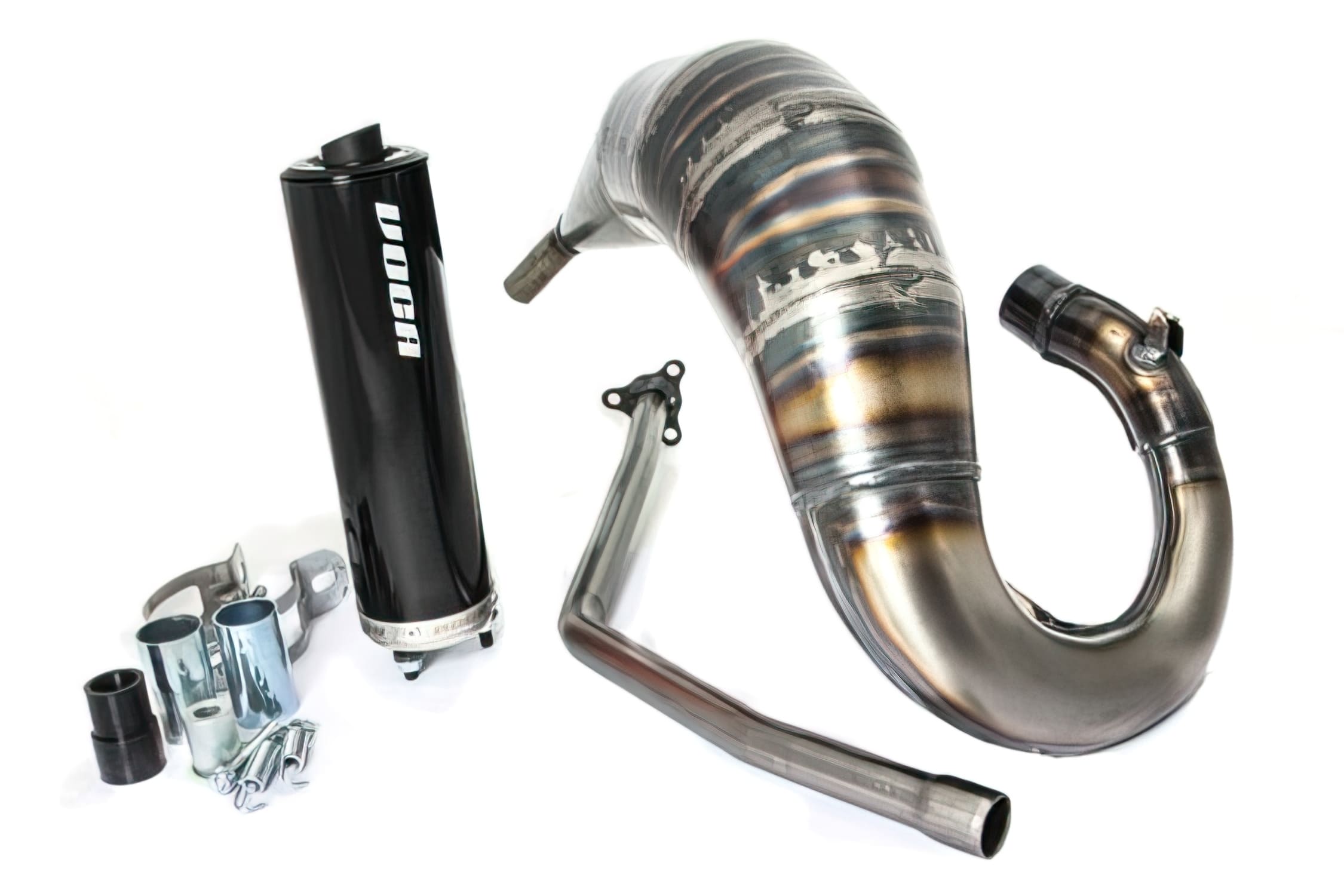VCR-RD36185/BK Exhaust Voca Cross Rookie 50/70cc CE Rieju MRT 50