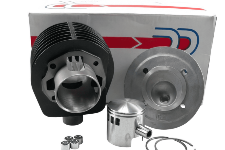 kt00018 gruppo termico dr d. 60 modifica 135cc piaggio vespa px e (deu) 80 2t 81-97 ghisa