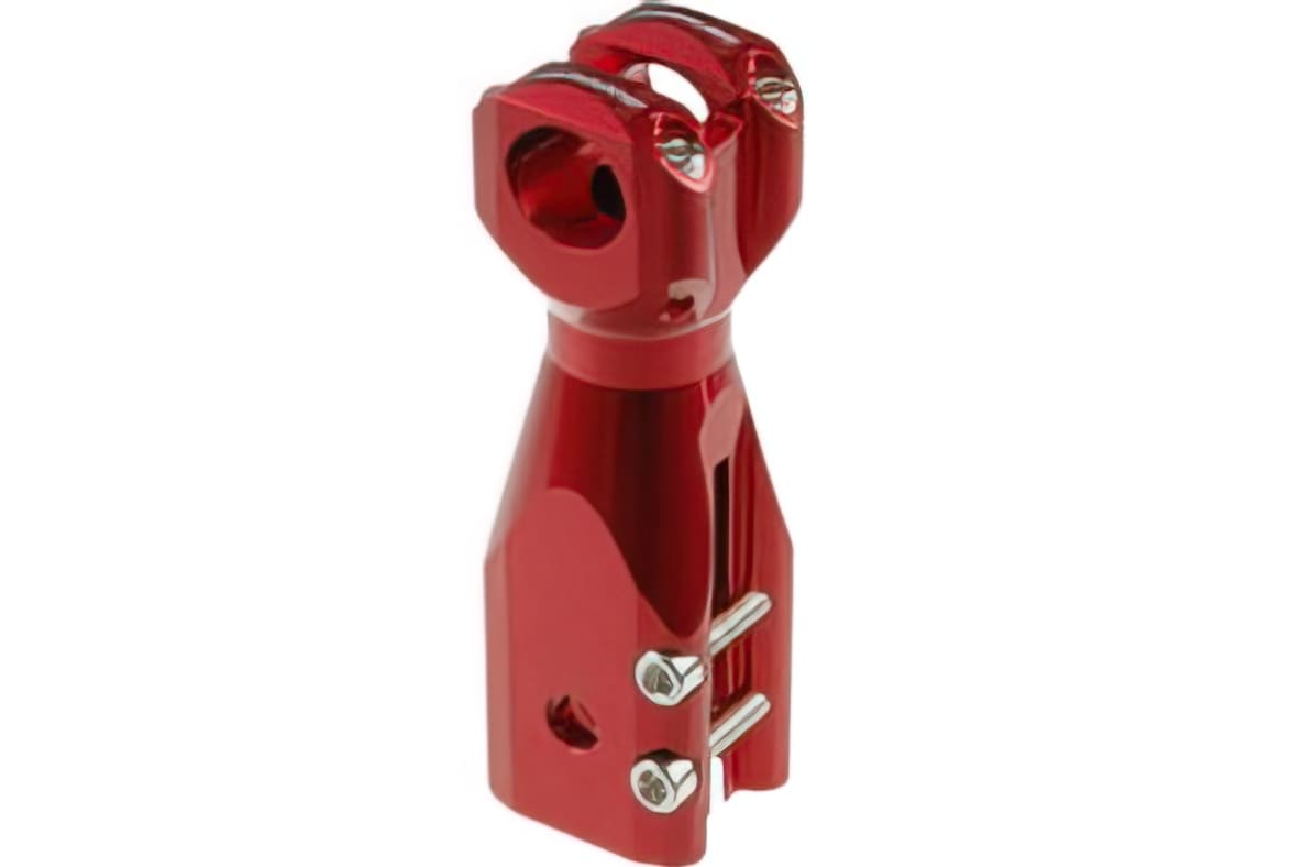 CGN451835 Supporto Manubrio Doppler Peugeot Speedfight, rosso anodizzato, COD: CGN451835
