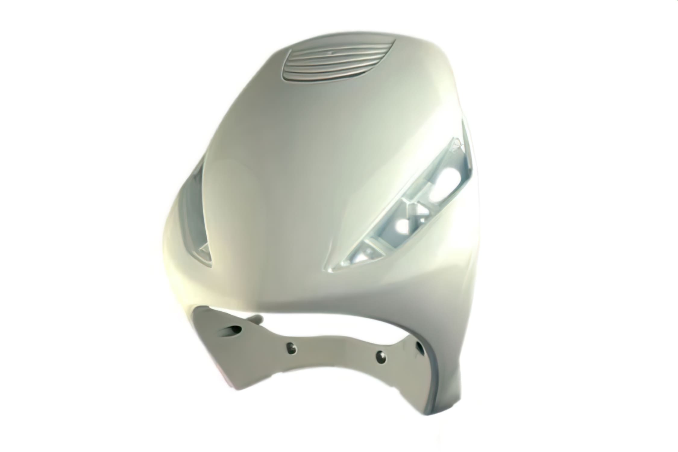 CGN480752 Scudo anteriore, Piaggio Zip II, bianco lucido, verniciato, COD: CGN480752