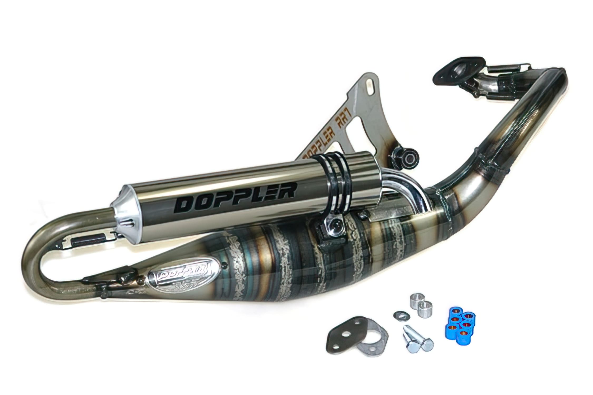 CGN477298 Marmitta Doppler RR-7 Titan, Minarelli orizzontale, (con omologazione), COD: CGN477298