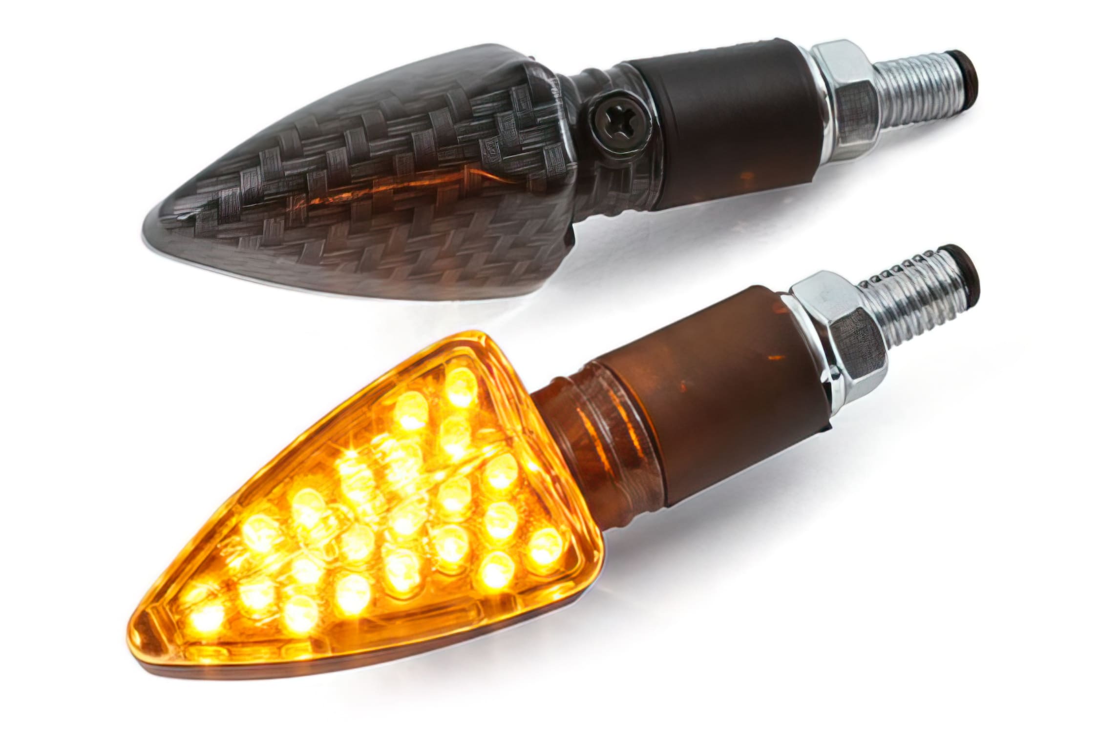STR-696.03/CA Frecce LED Demon II Elook carbonio omologato CE, COD: STR-696.03/CA