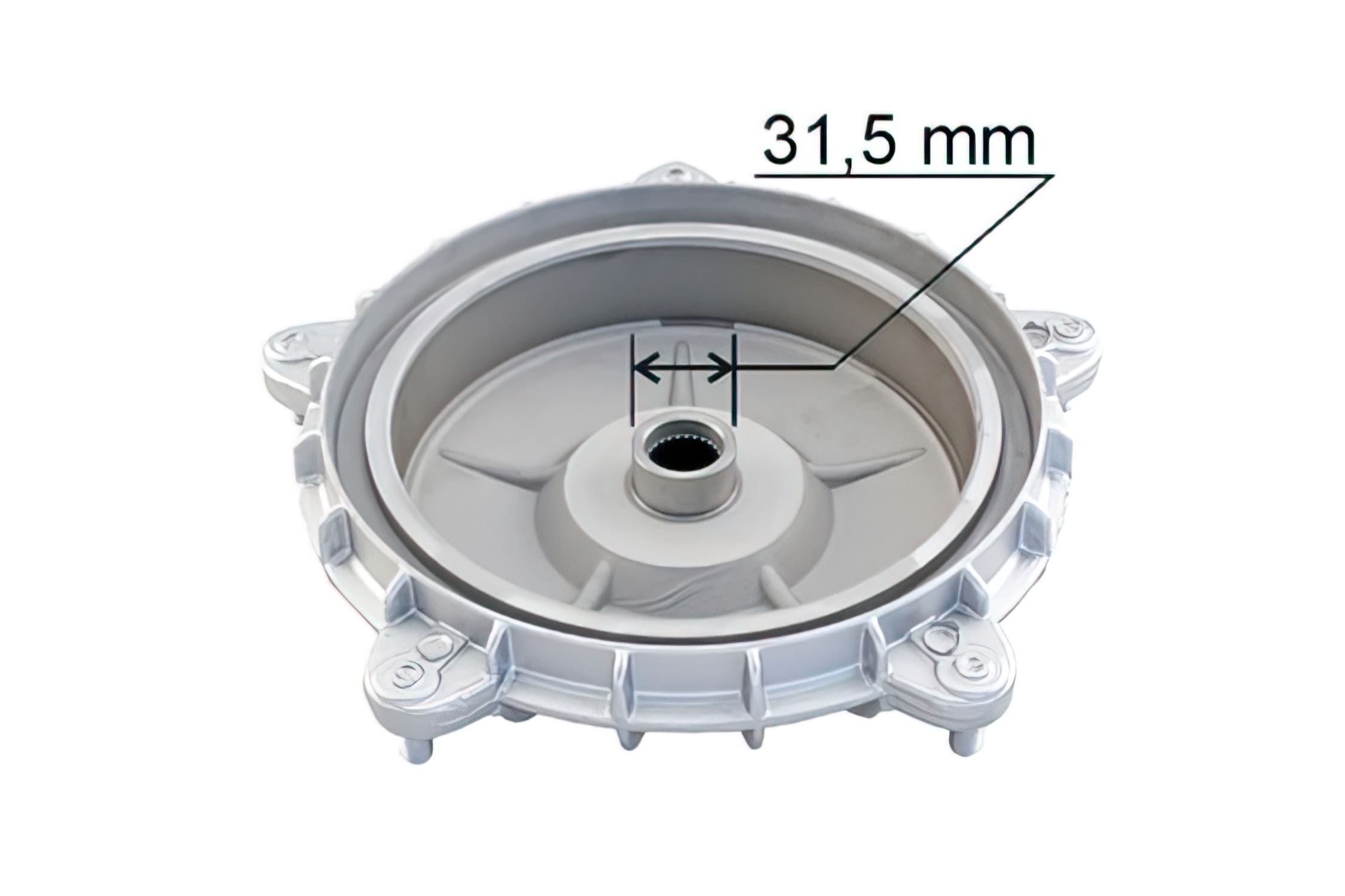 R225085080 Tamburo Freno posteriore RMS, 31.5mm, Vespa Vespa PX 125 - 150cc 2011 (VNX5T)