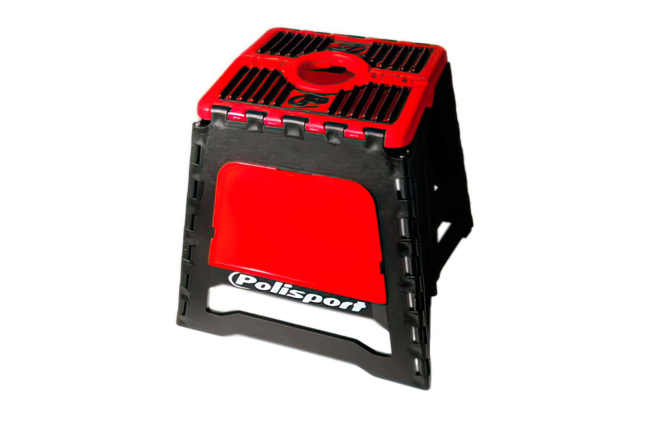CGN483124 Cavalletto Alzamoto Polisport, portata 250kg, pieghevole, rosso