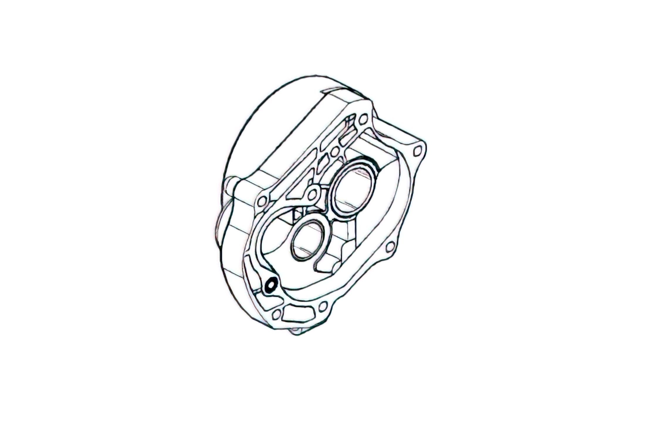 MX9068 Coperchio Trasmissione - ricambio originale Kymco Agility 50cc 4T, COD: MX9068