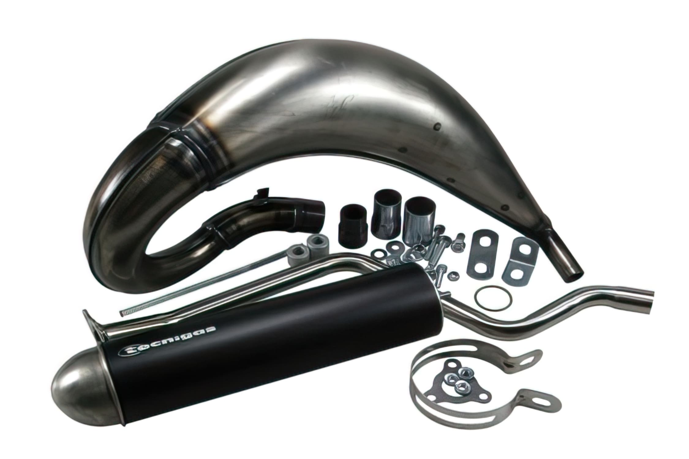 TG061254121 Marmitta Tecnigas E-NOX STEEL CE MBK X-Limit / Yamaha DT, COD: TG061254121