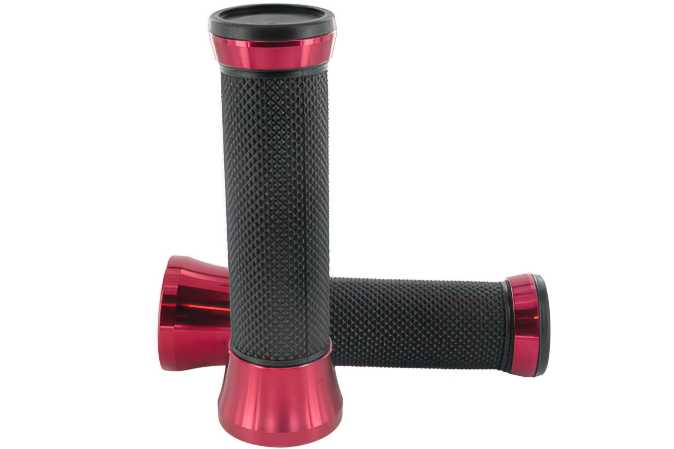 str-065.06/re manopole str8 cnc rosse, COD: STR-065.06/RE