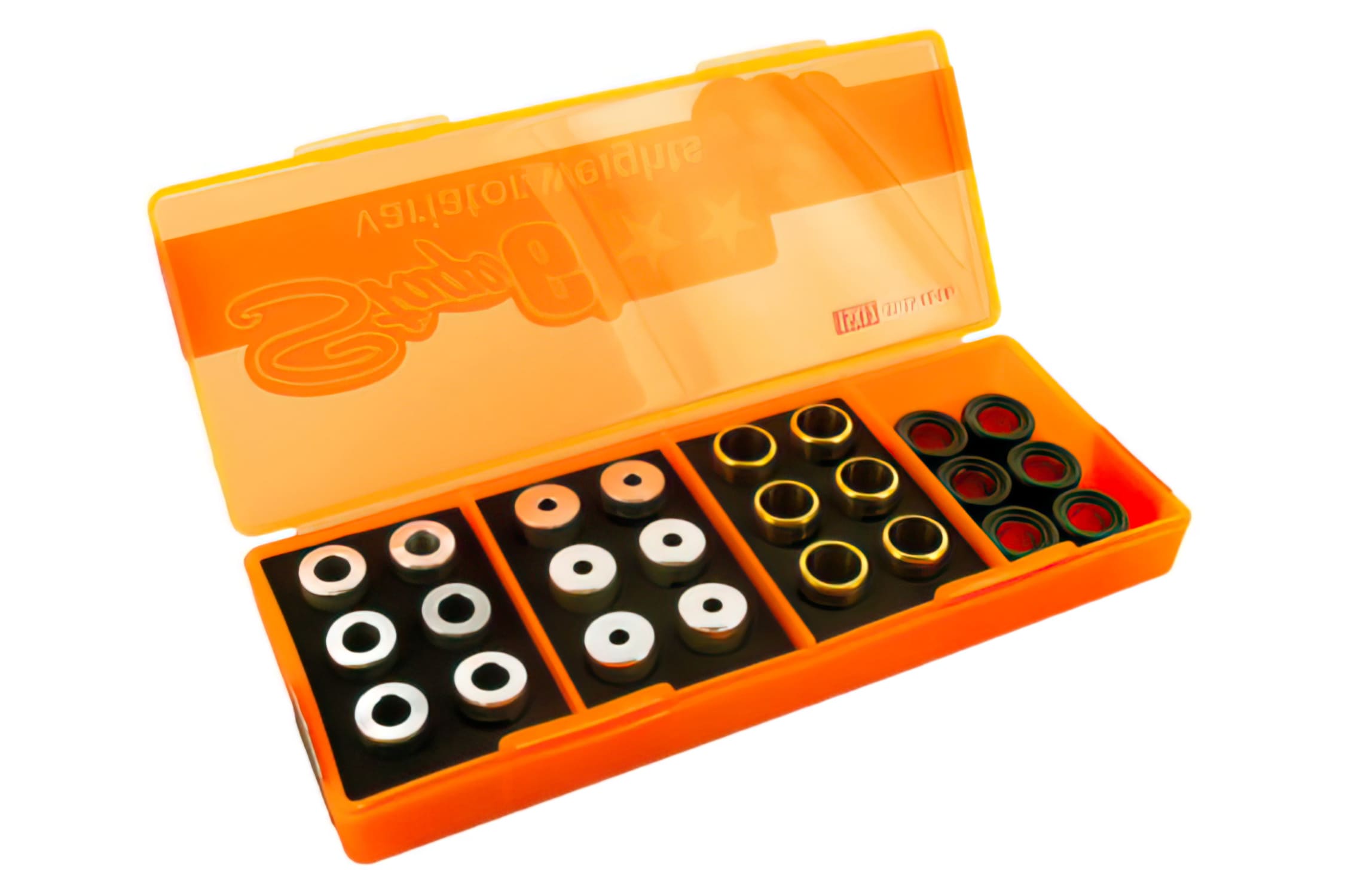 S6-GS15004 KIT RULLI VARIATORE STAGE6, 6 PEZZI PER GRAMMATURA, CON GUSCIO, 3 PEZZI, 15X12MM, 6.00G / 7.00G / 8.00G / 9.50G