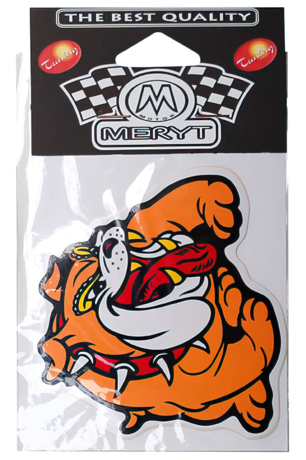 STICK-1323 Adesivo Meryt bulldog grande (10x10,5 cm)