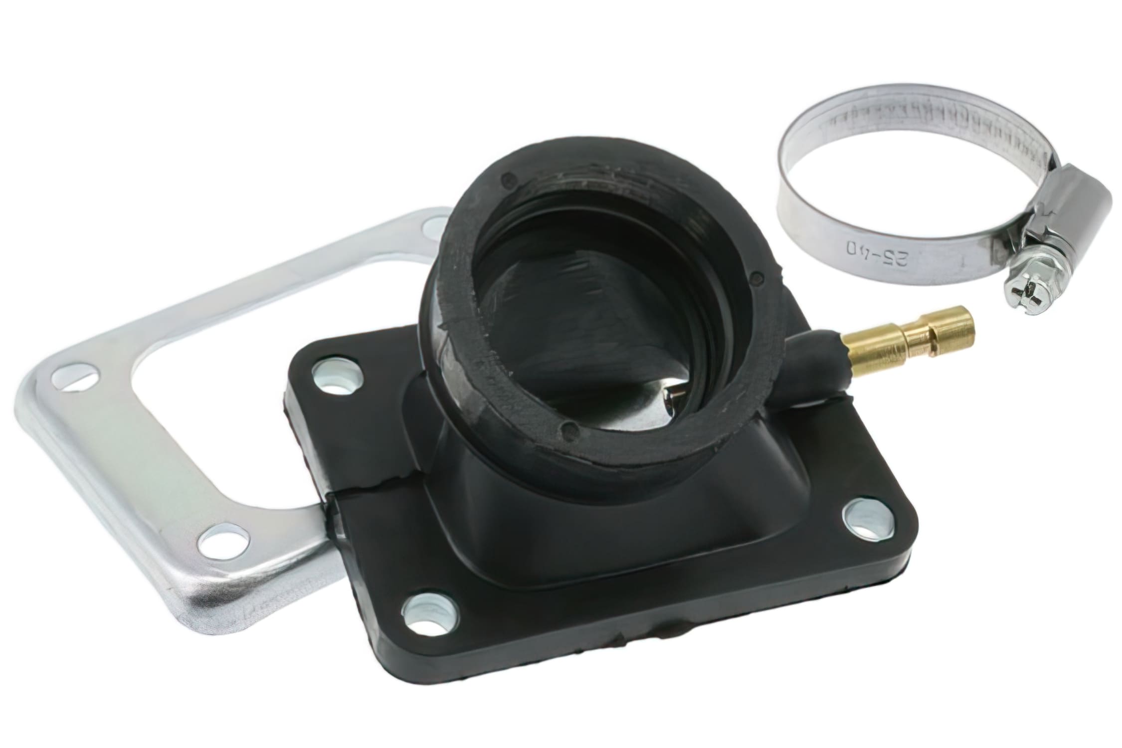 BAR-TUB-27 Collettore Aspirazione Barikit, 28mm, per Carburatore PWK, Derbi Euro2 / Euro3, COD: BAR-TUB-27