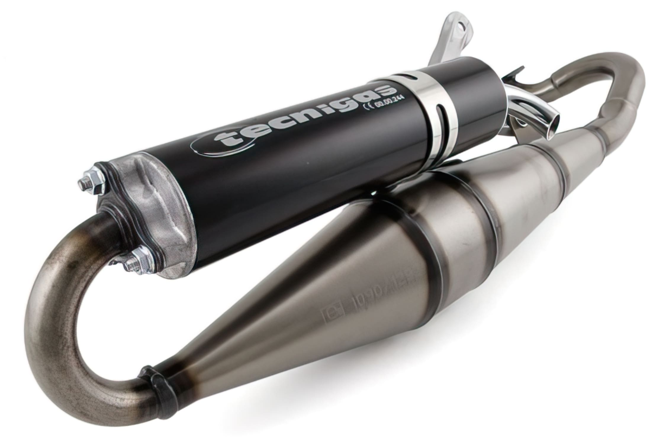 TG0609375-R Marmitta Tecnigas NEXT R, Minarelli orizzontale, con omologazione, COD: TG0609375-R