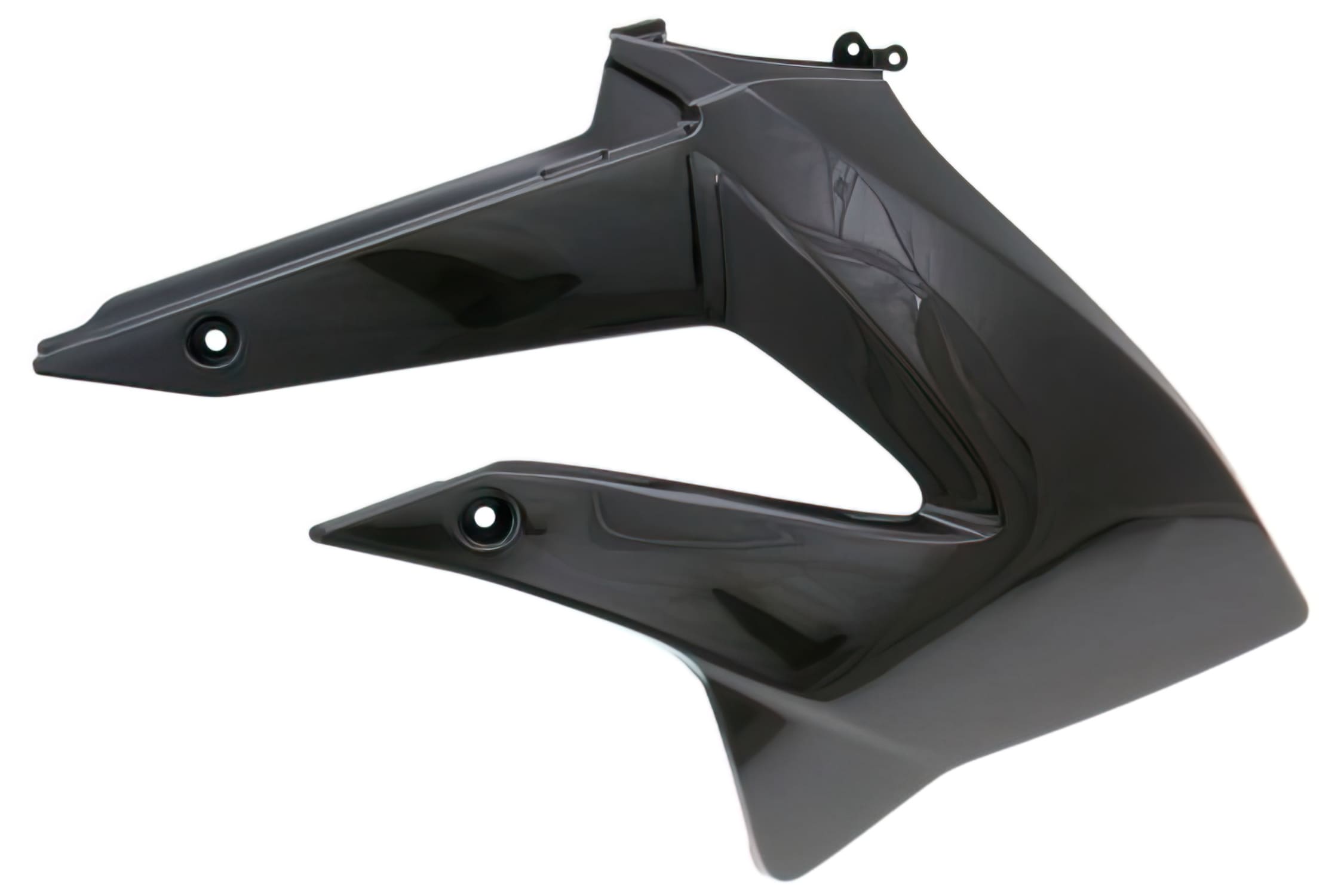 OE-DE86692500W0N5 Copertura Radiatore Fianco destro nero - ricambio originale Derbi Senda DRD X-Treme dal 2010, COD: OE-DE86692500W0N5