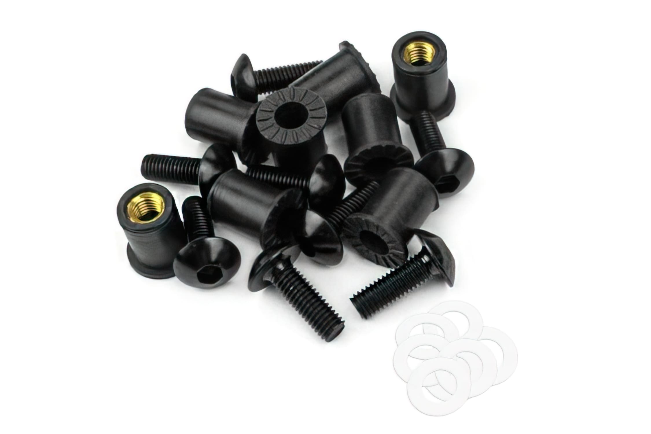 A171005 Kit vite nero M5x16mm 8 pezzi, COD: A171005