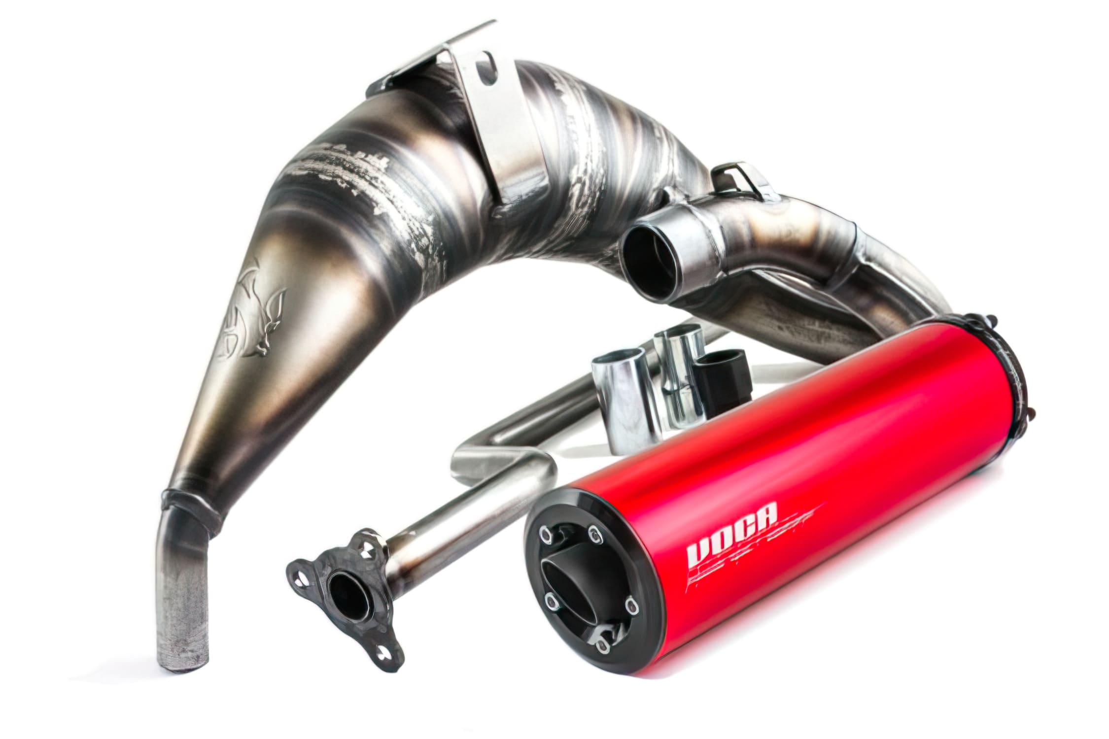 VCR-RD36189/RE Marmitta Voca Cross Rookie 50/70cc rosso Beta RRT / RK6