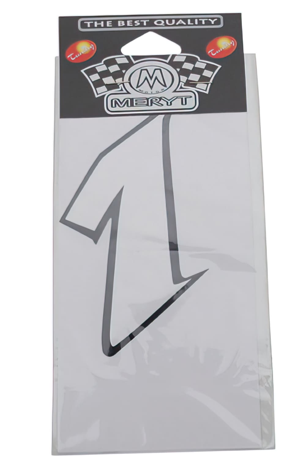 STICK-1270 Adesivo Nummero “1” bianco (h. 9 cm)