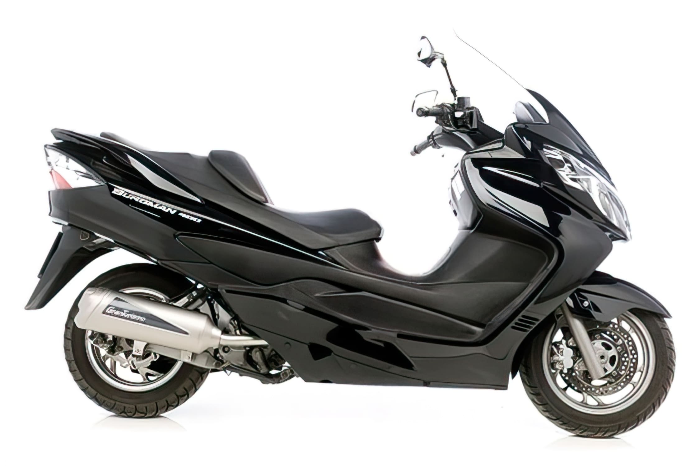 S3474 Silenziatore Leovince Granturismo Suzuki Burgman AN 400cc i.e (k7), 2007 al 2012