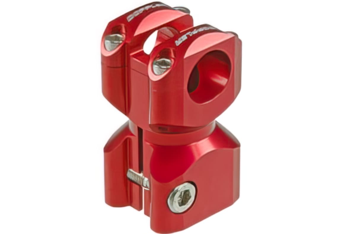 CGN451839 Doppler Handlebar Mount, Piaggio NRG, red anodized