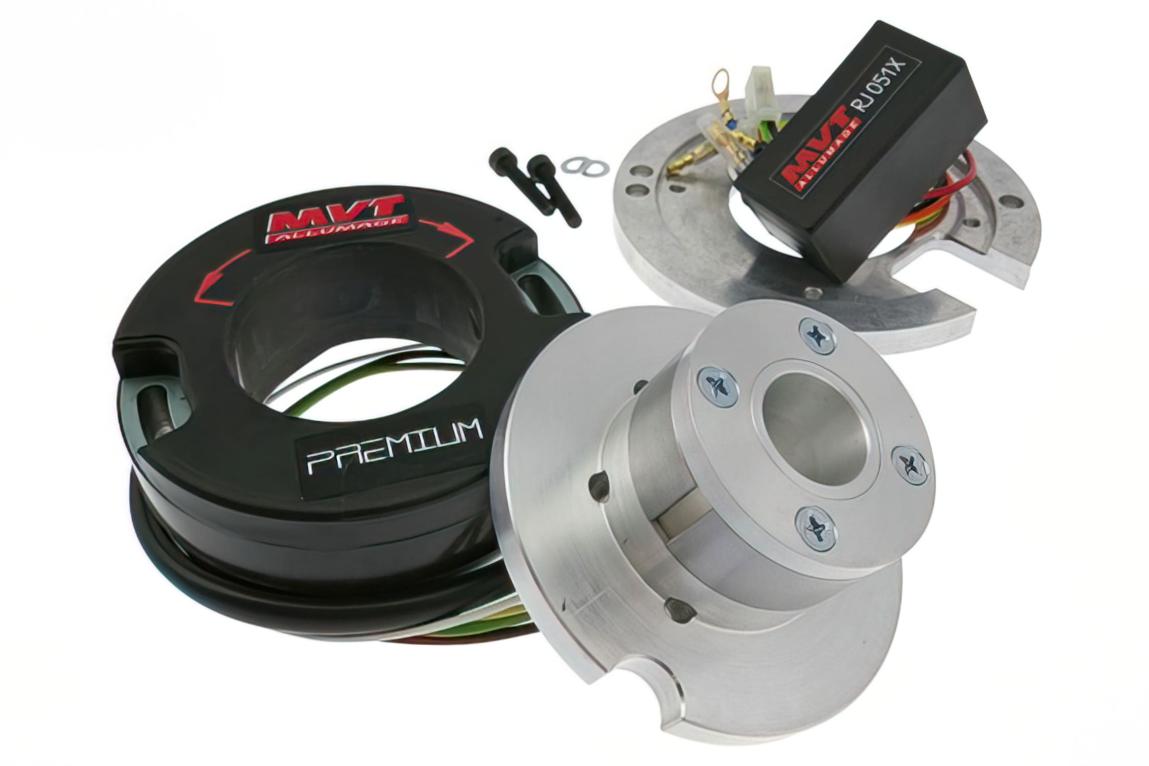 MVT-PREM06 Accensione a Rotore Interno MVT “Premium” con Bobina LED, MBK Nitro / Booster prima del 2003, COD: MVT-PREM06
