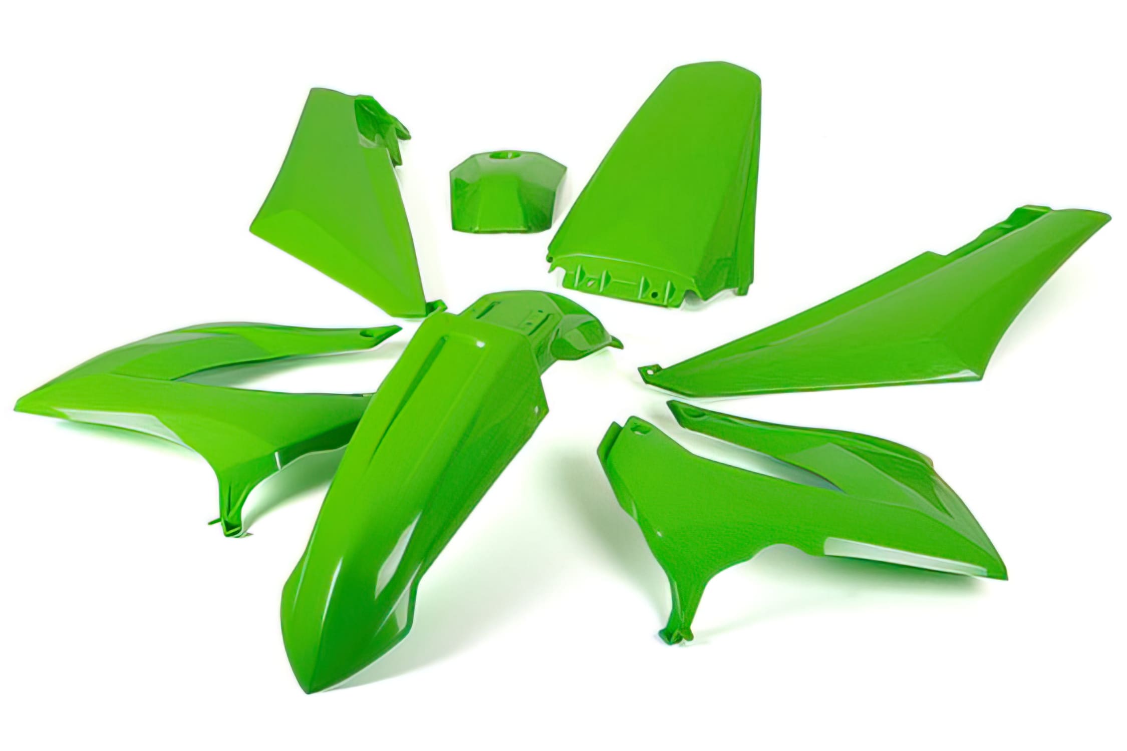 STR-994.7/GR Kit carena 7 pezzi verde Derbi X-treme fino 2011, COD: STR-994.7/GR