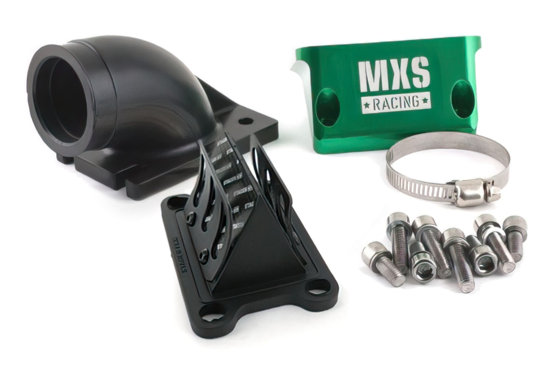 ms-pkmmxs010/2 kit aspirazione big-valve mxs racing / incl. valvola viton stage6 minarelli verticale mxs racing, COD: MS-PKMMXS010/2