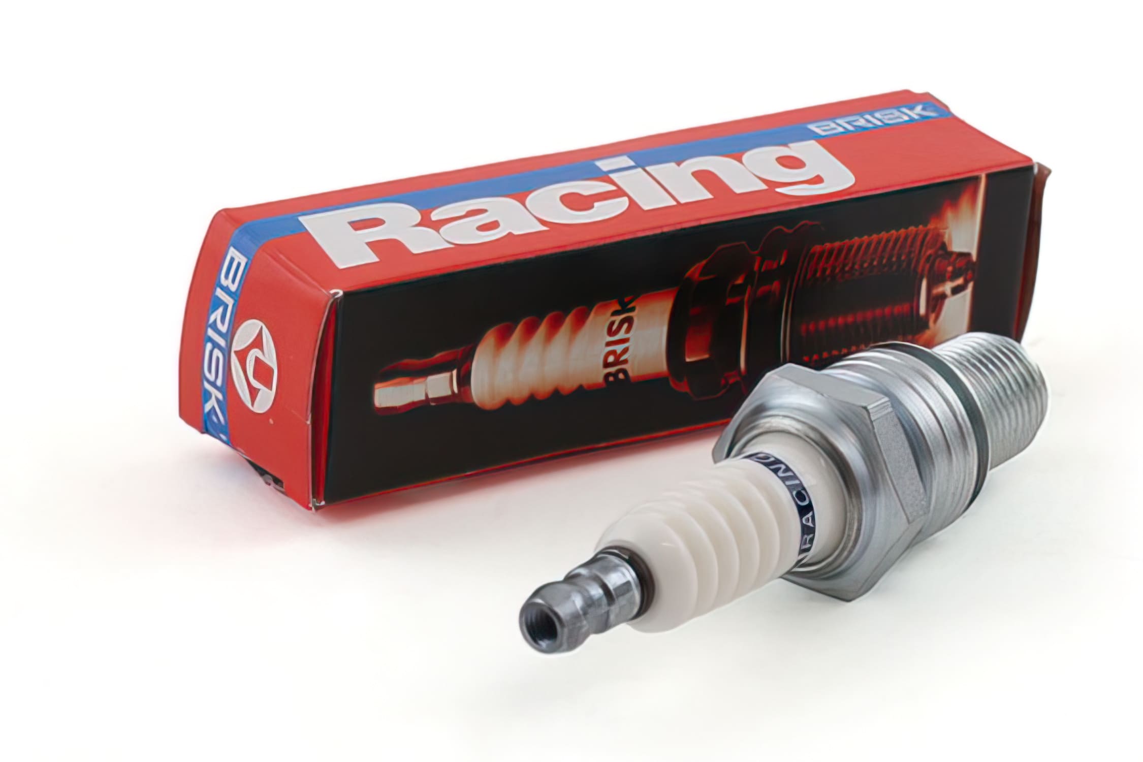BRI-RACING-LR12ZS Spark Plug, Heat Grade 8 Brisk LR12ZS