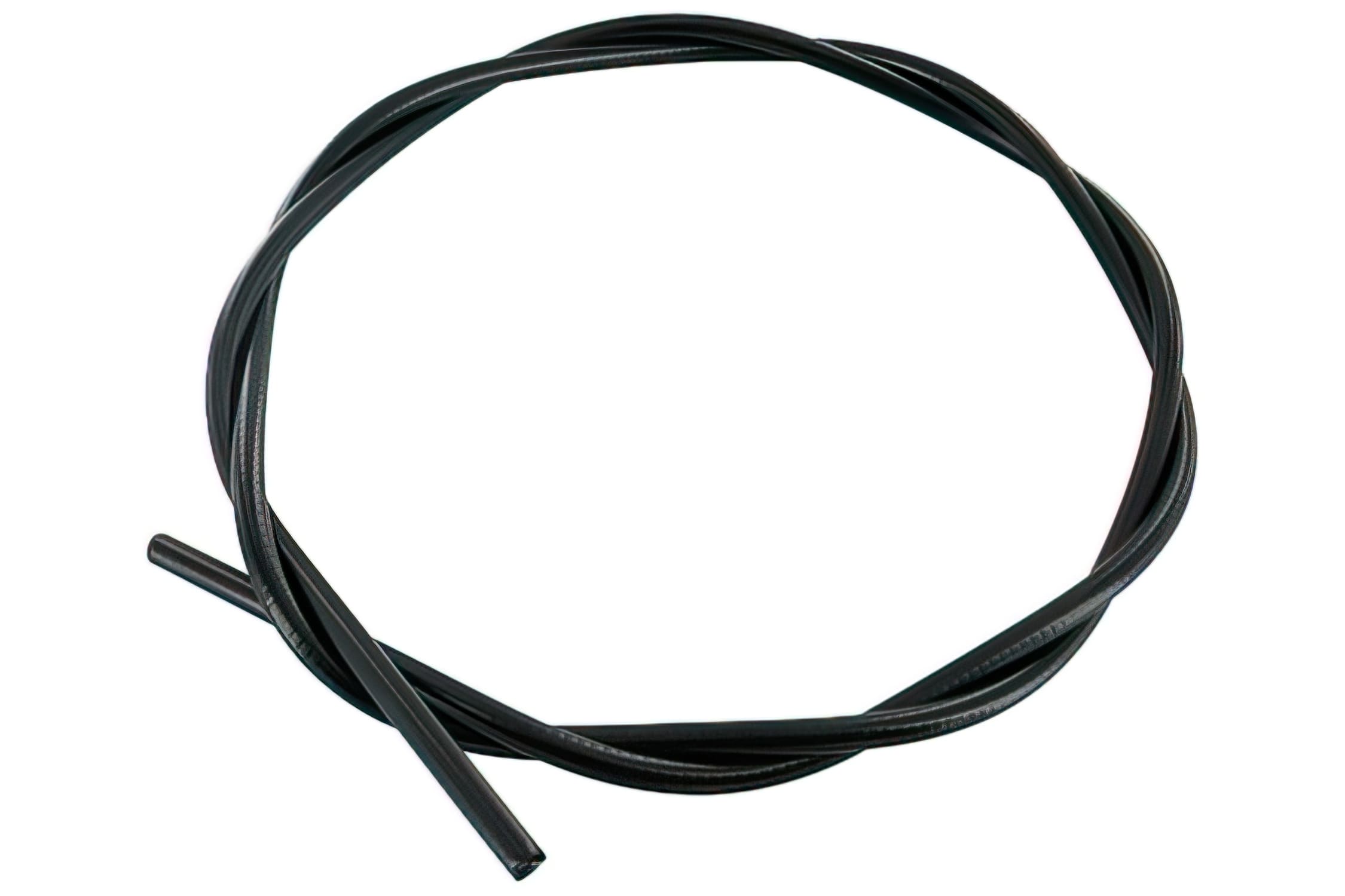 EKP-041 Guaina per Cavo Gas, High Quality, 1,9mm, al metro, rivestito di polimero, nero, COD: EKP-041