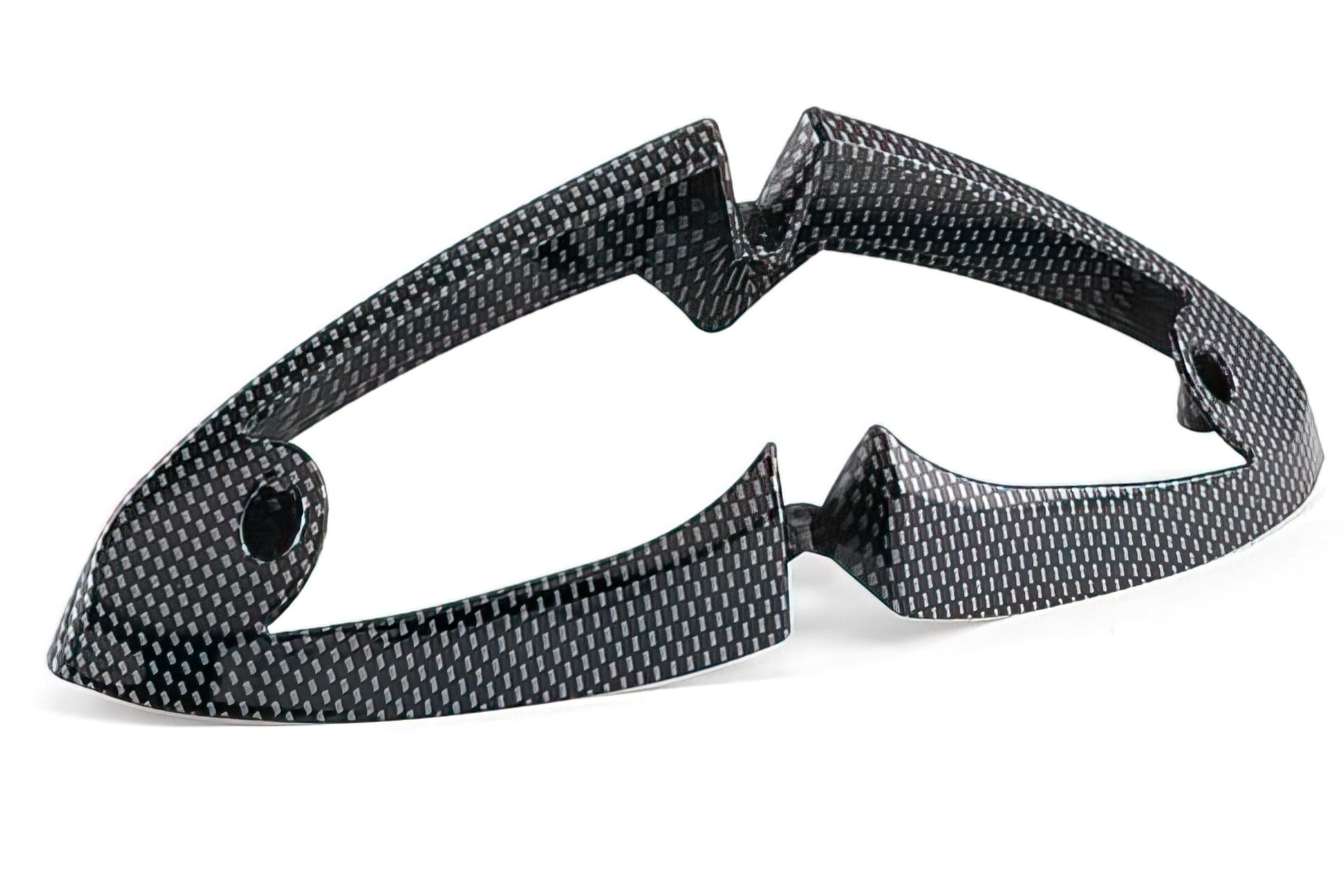 STR-628.12/CA Cornice Fanalino STR8, Peugeot Speedfight 2, carbonio, COD: STR-628.12/CA