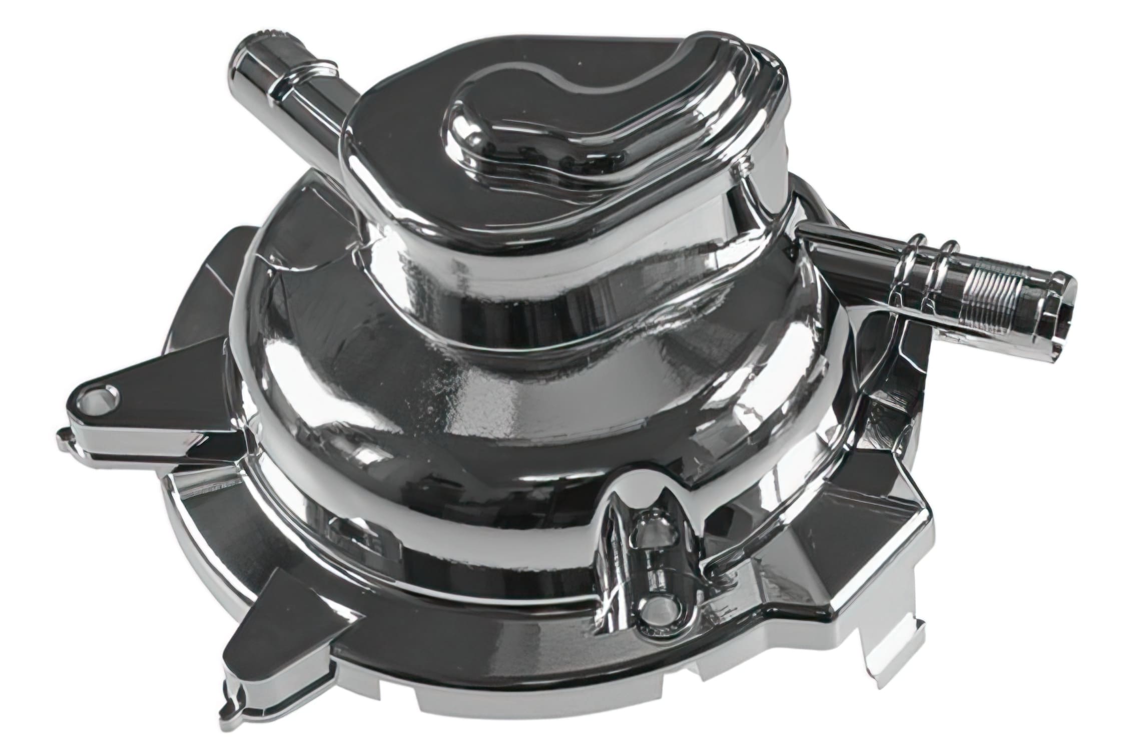L-SA086845 Coperchio Pompa Acqua / Ventola cromato Peugeot verticale LC
