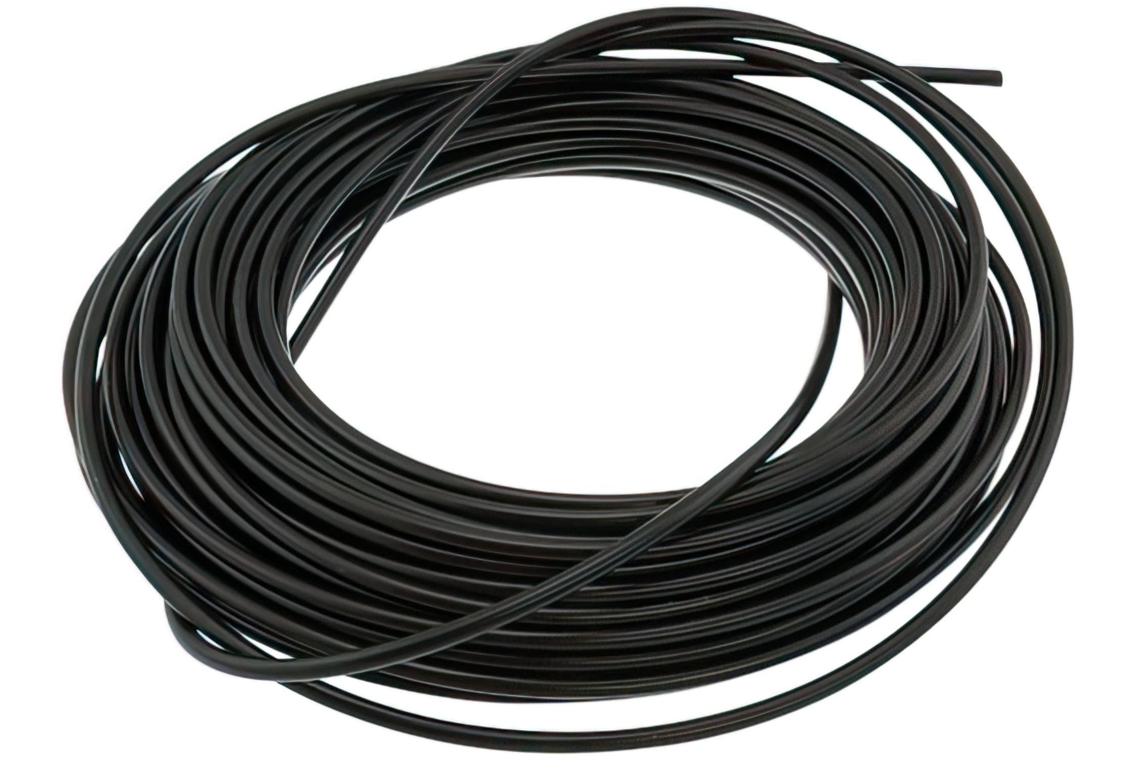 EKP-031 Guaina per Cavo Gas, High Quality, 1,2mm, al metro, rivestito di polimero, nero, COD: EKP-031