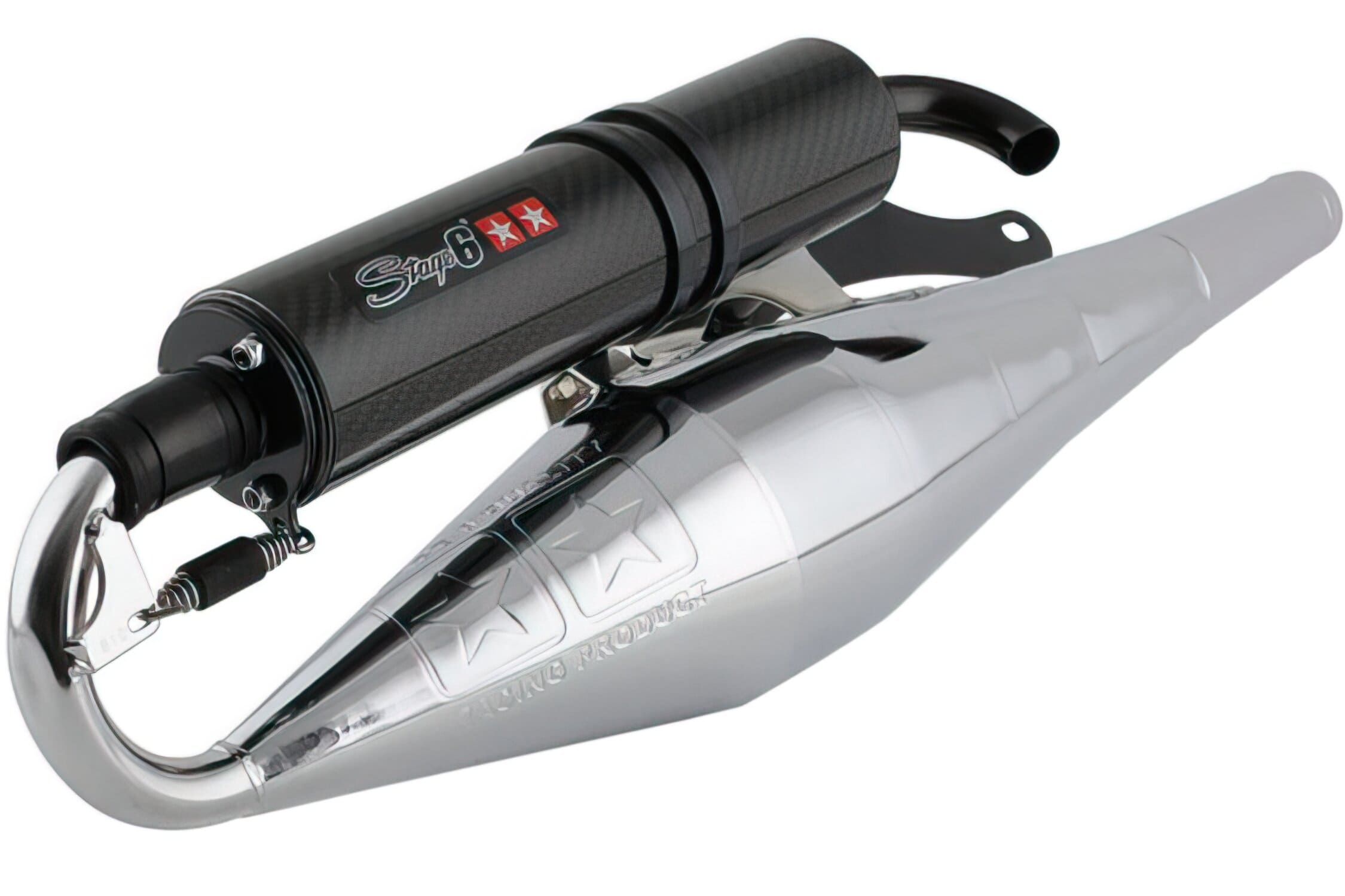 s6-9117803/ca marmitta stage6 pro replica cromata sil. carbonio x peugeot orizzontale