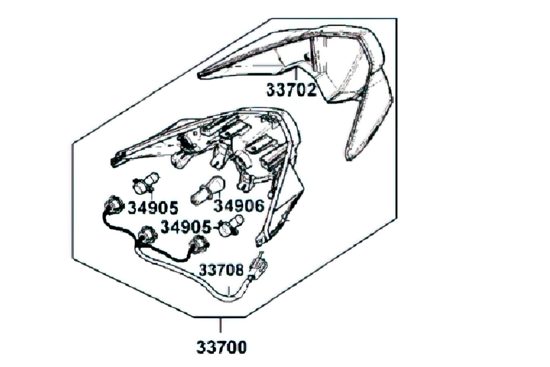 33700-LGB5-E10 Fanalino - ricambio originale Kymco Agility RS 50cc omologato CE, COD: 33700-LGB5-E10
