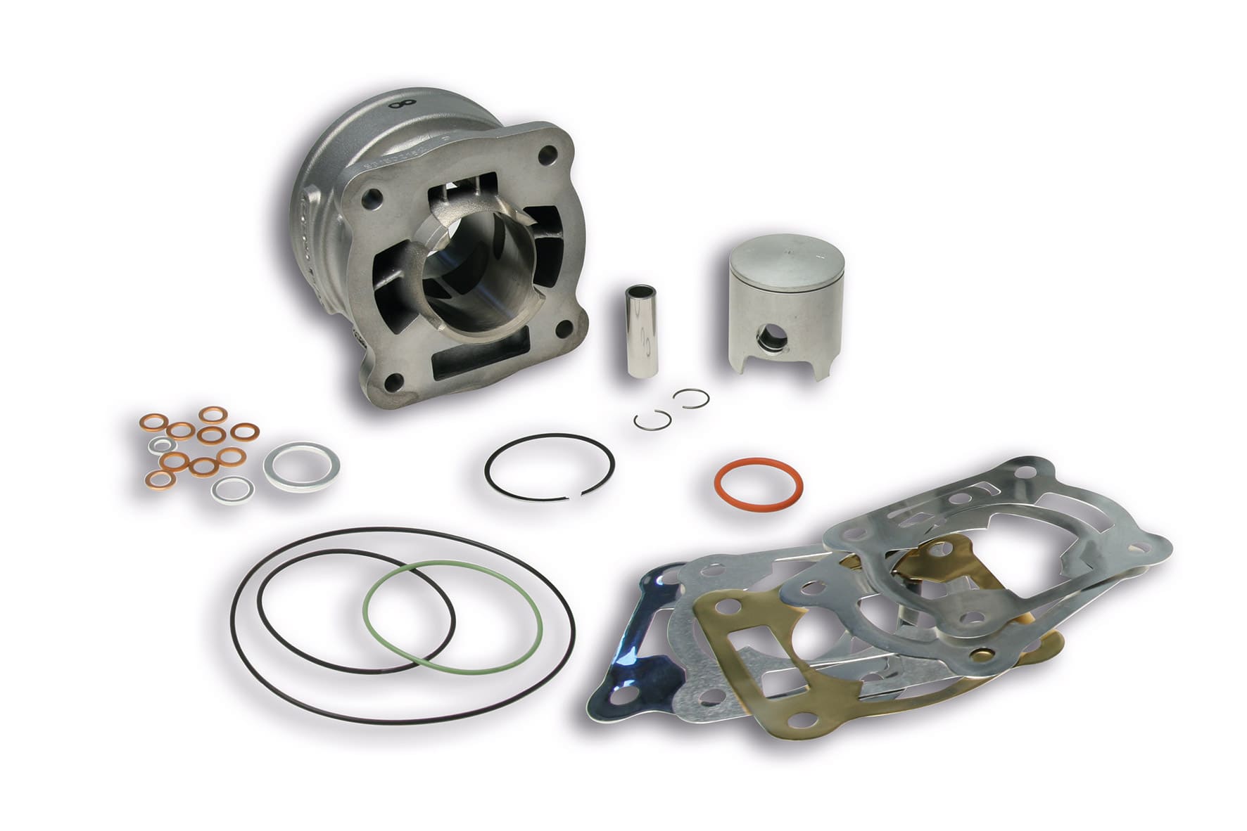 3116423 malossi cilindro d. 47,6 alluminio h2o flanged mount per testa scomponibile
