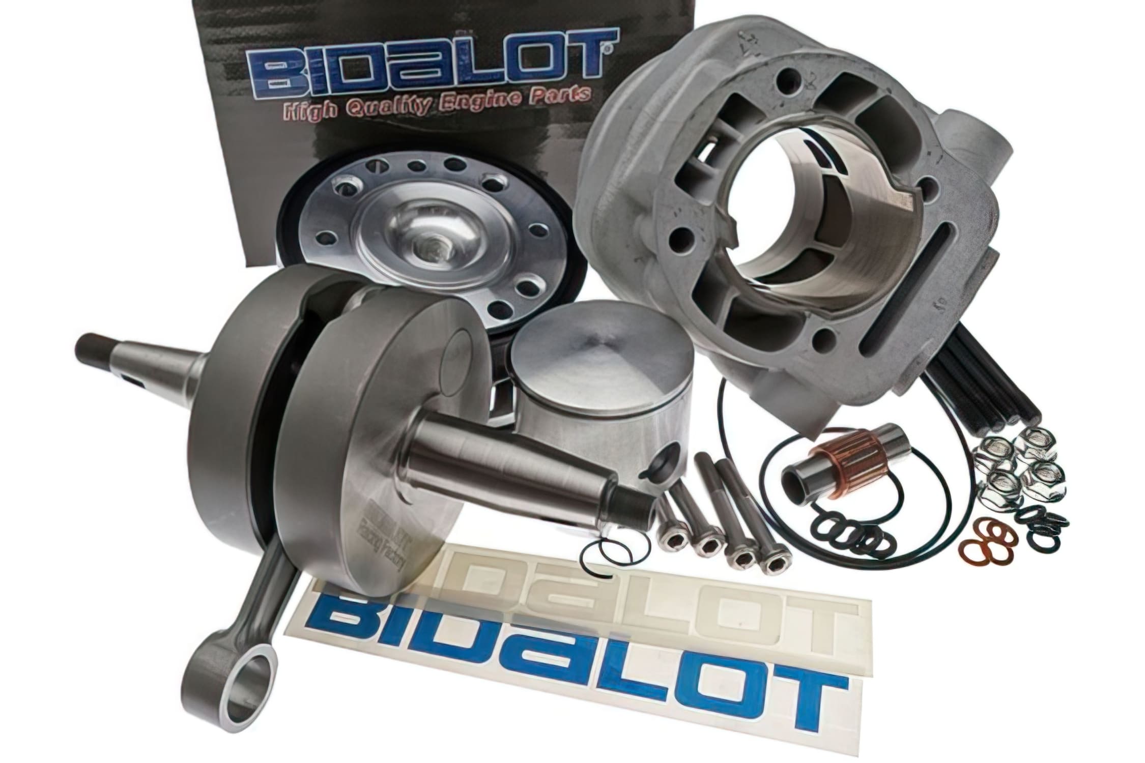 BID10500987 Kit Gruppo Termico + Albero Motore Bidalot Racing Factory WR 96cc Derbi Euro3, COD: BID10500987