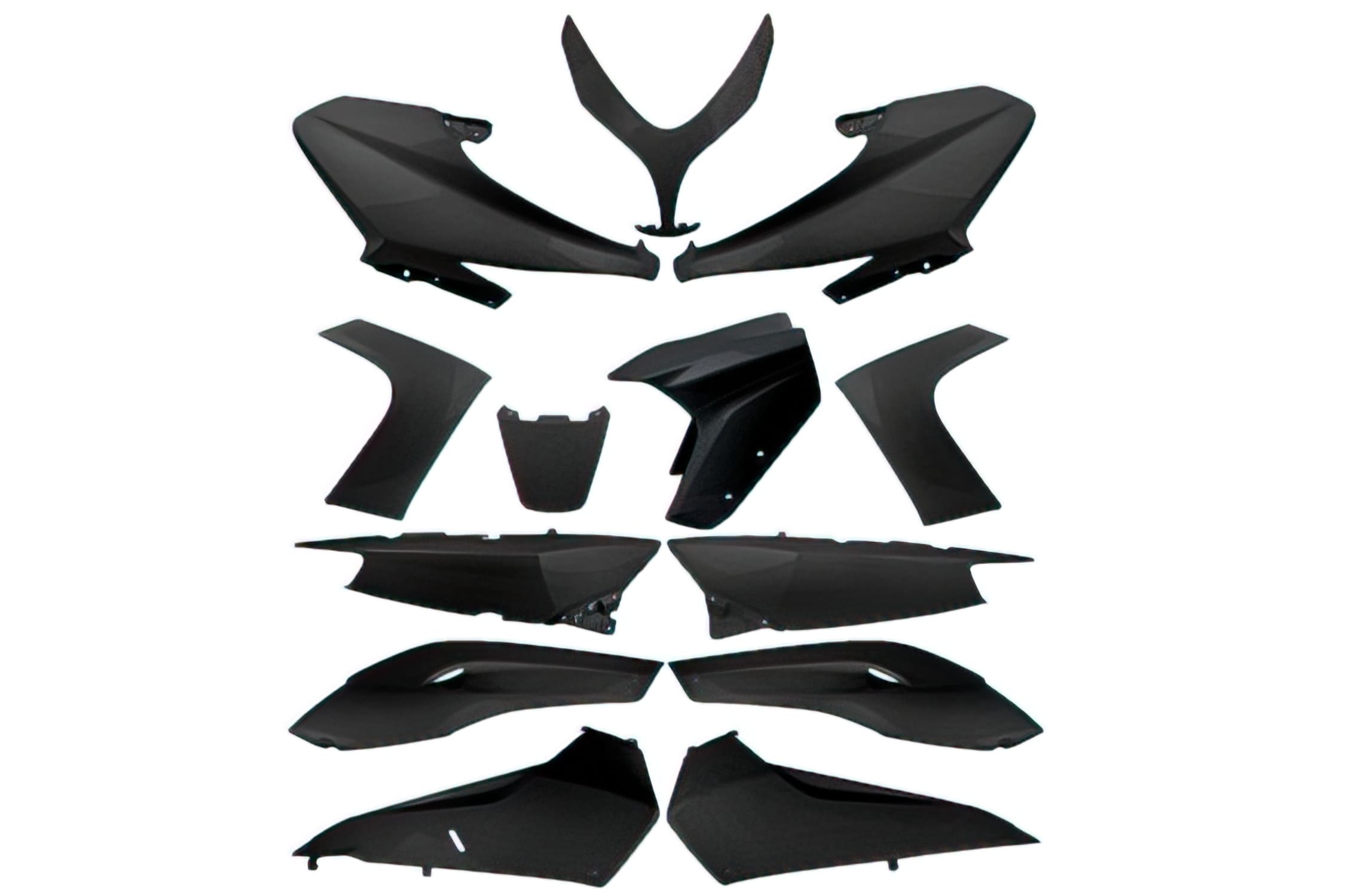 A369000M Fairing kit 13 pieces black gloss Yamaha Tmax 500 2008 - 2012