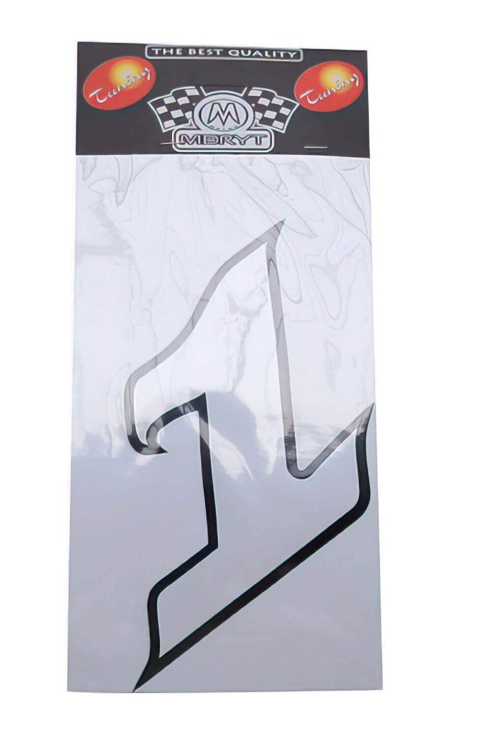 STICK-1271 Adesivo Nummero “1” bianco (h. 13 cm), COD: STICK-1271