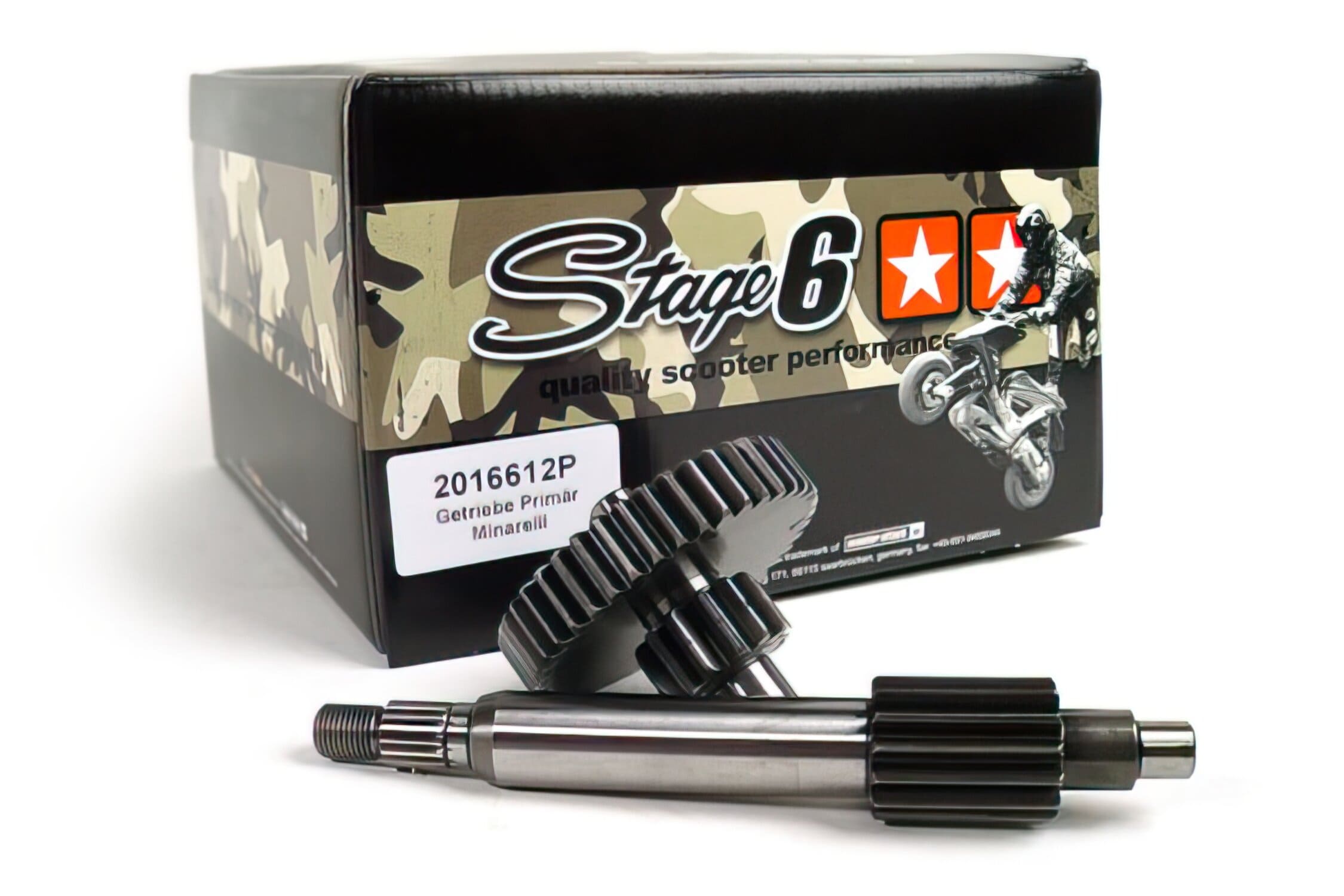 s6-2016612p ingranaggi primari stage6 minarelli 14/42 (1:3,00), (per l'alberino originale 13 denti), COD: S6-2016612P