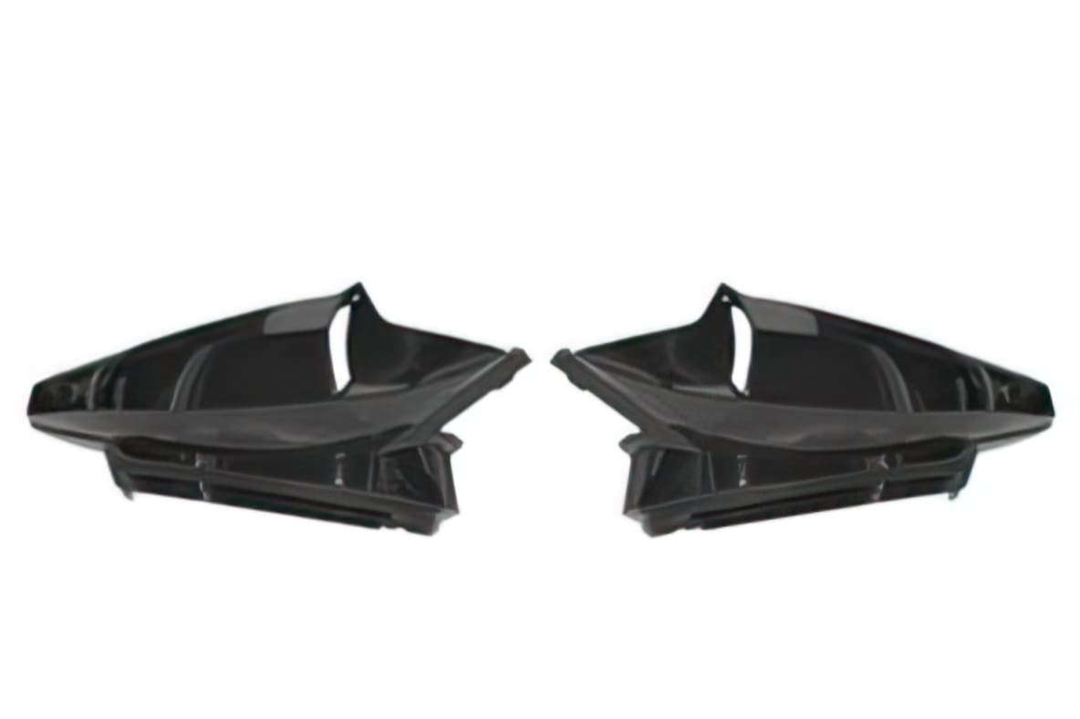 A366160A Fianchetti destra/sinistra, MBK Booster/Yamaha BW´s, nero non verniciato