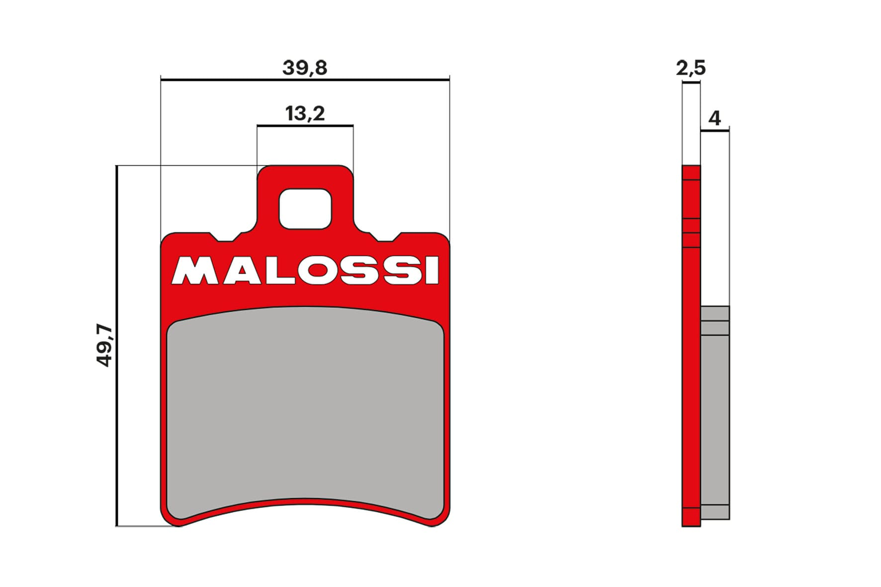 6215007br pastiglie freno malossi anteriori aprilia gulliver 50 2t