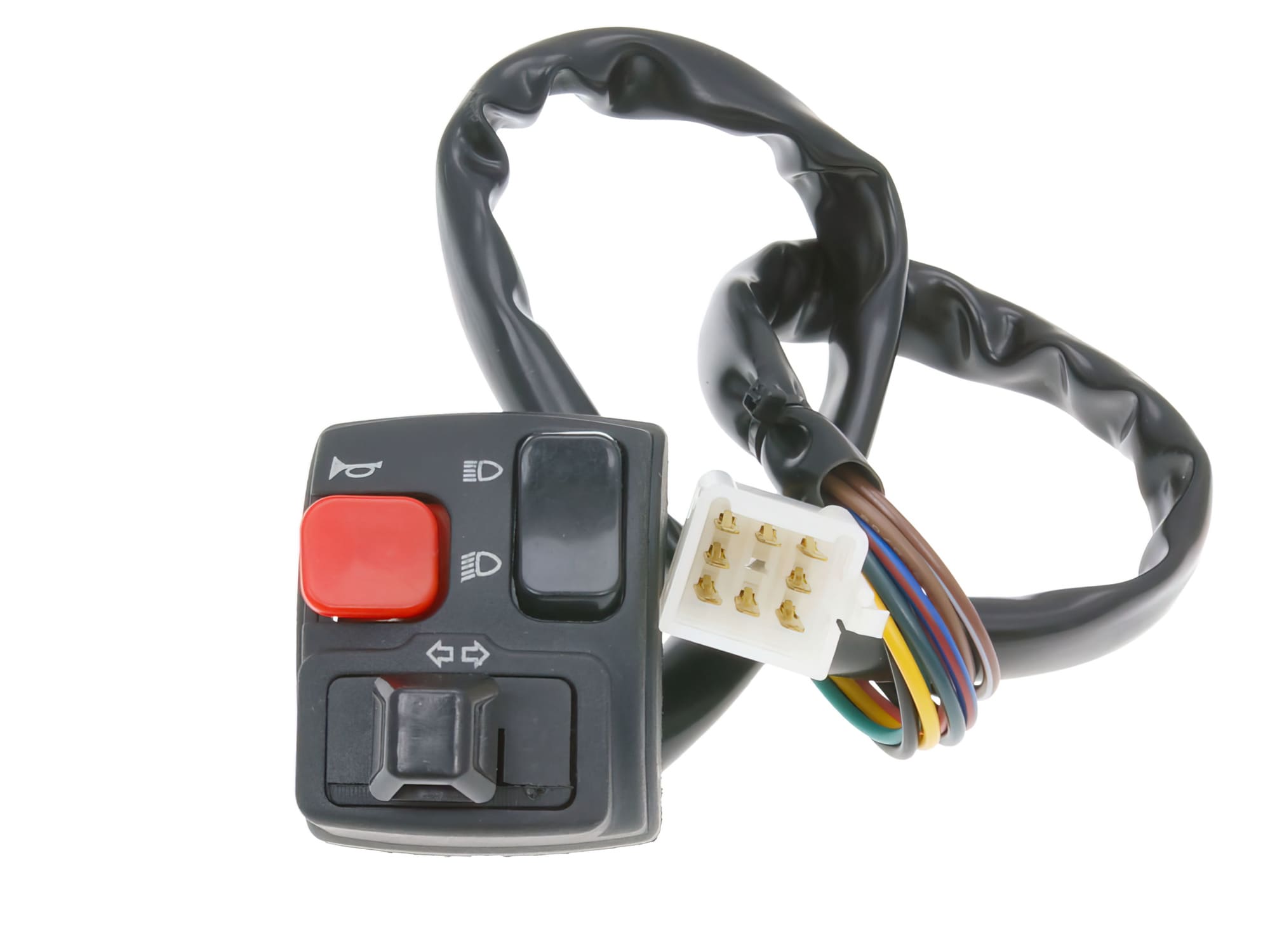 34415 Devioluce sinistra Frecce / Fari abbaglianti / anabbaglianti / clacson Rieju RRX / MRX / SMX / MRT / RS2, COD: '34415