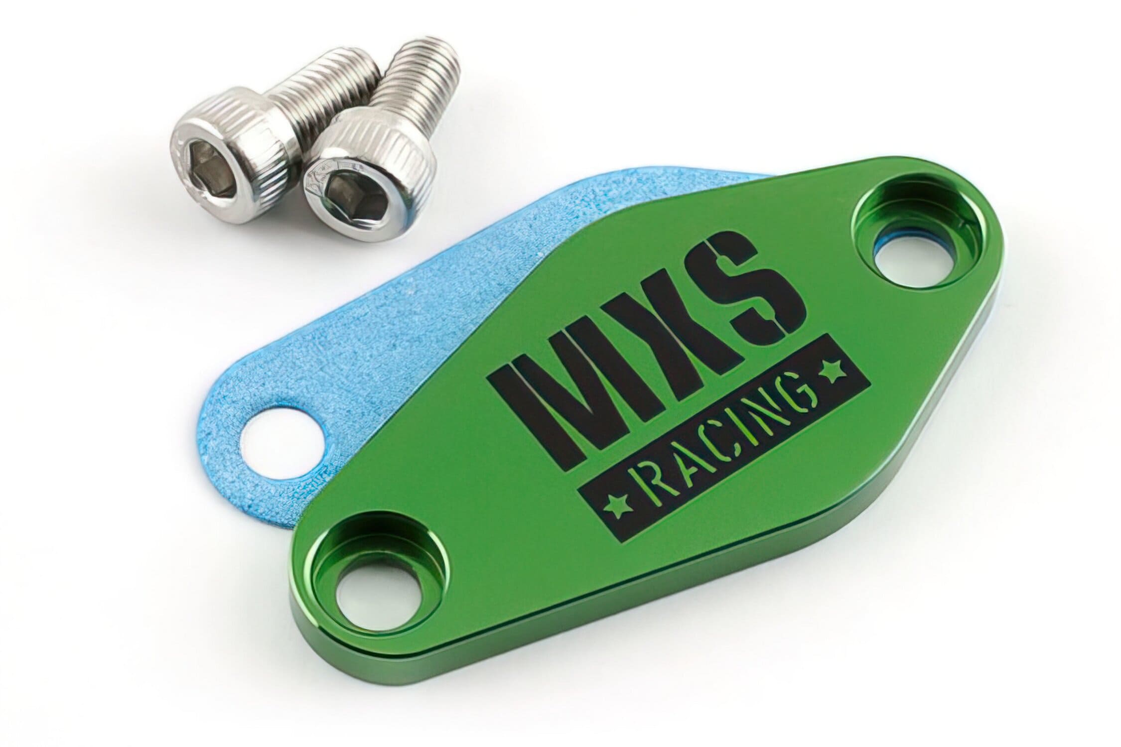 MXS-992501 Coperchio Pompa Olio MXS Racing verde AM6 / Derbi, COD: MXS-992501