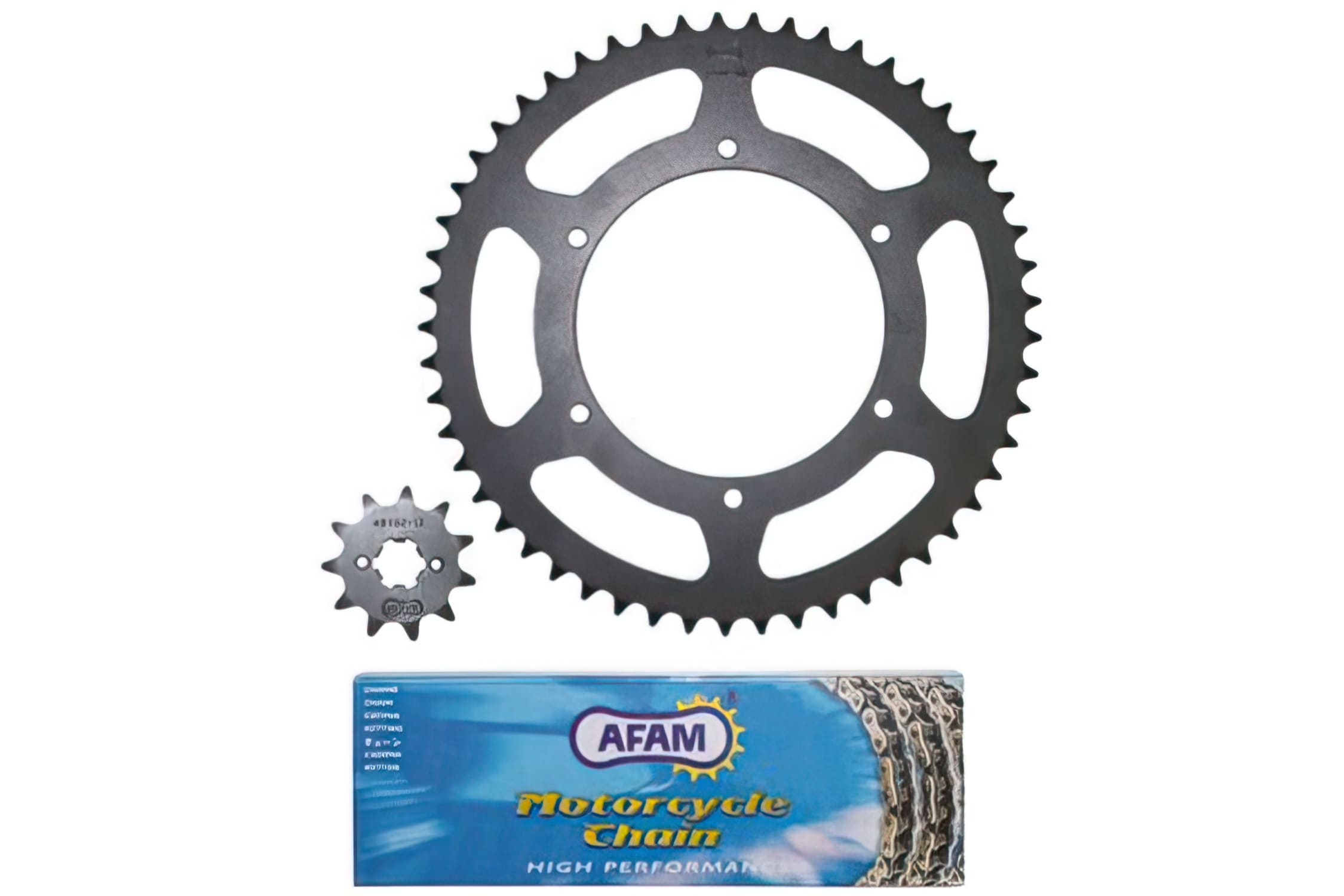 CGN482389 Kit Trasmissione Catena Afam Z=12x53 Aprilia RS/RX/RS4 dal ‘06 al 2010, COD: CGN482389