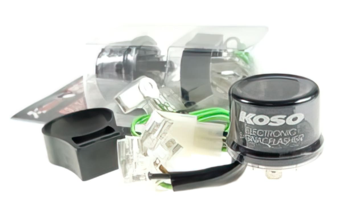 KO-KD006000 Relè Frecce KOSO Digital, 12V, Connettore con 3 Pins, incl. adattore su 2 Pins, COD: KO-KD006000